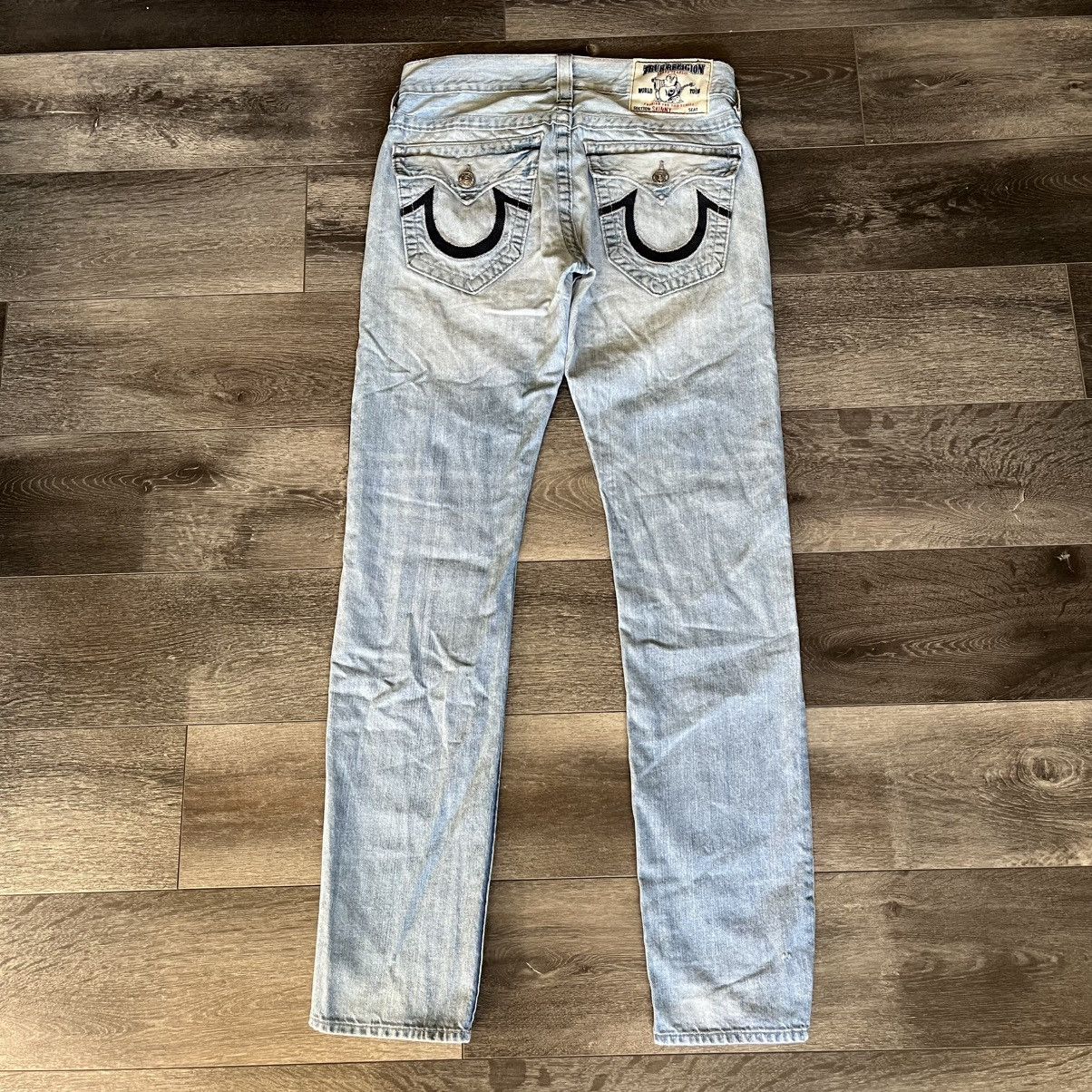 True Religion Vintage 2000s True Religion Skinny Rope Stitch Denim Jeans Size US 30 / EU 46 - 1 Thumbnail