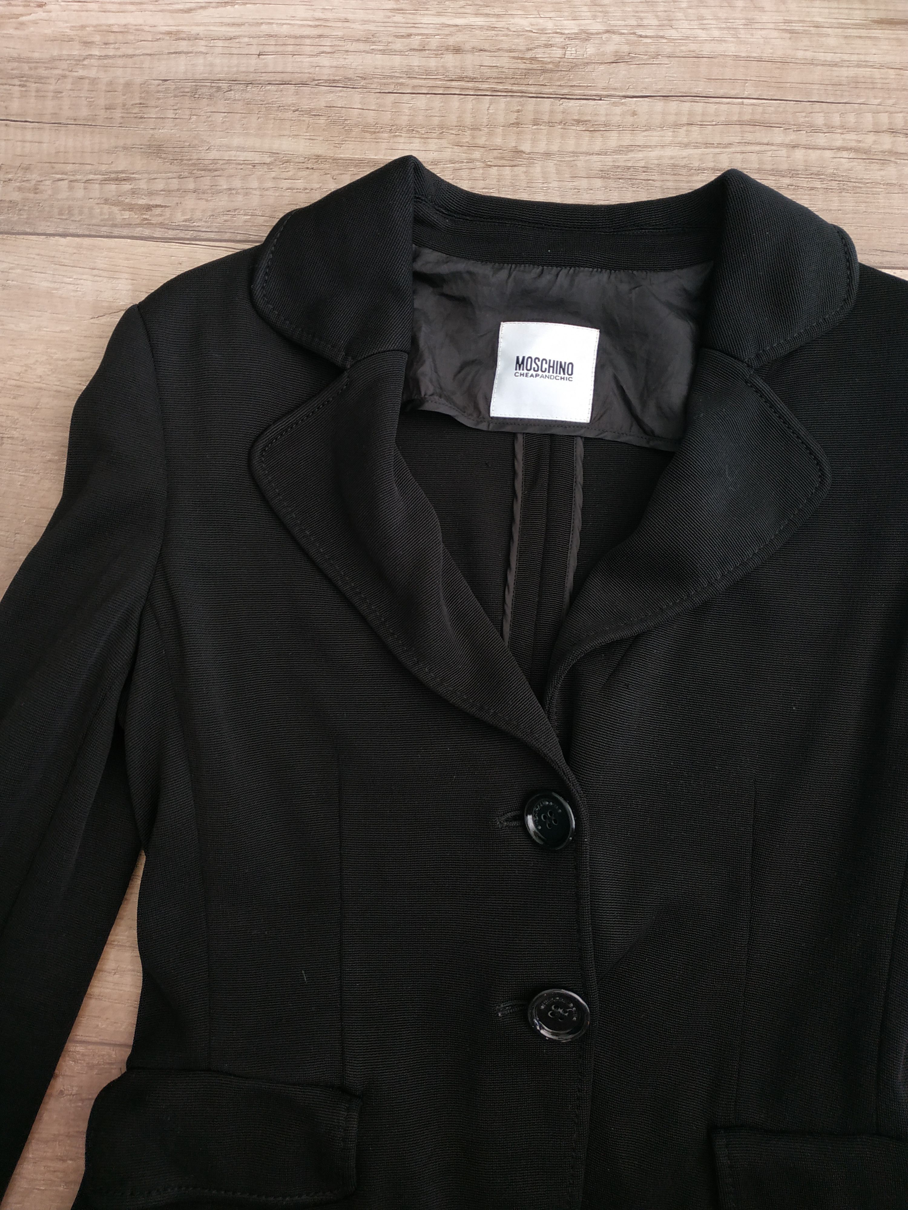 Moschino MOSCHINO Women's Blazer-Suit Jacket,Fr 38 (MEDIUM) Size S / US 4 / IT 40 - 3 Thumbnail