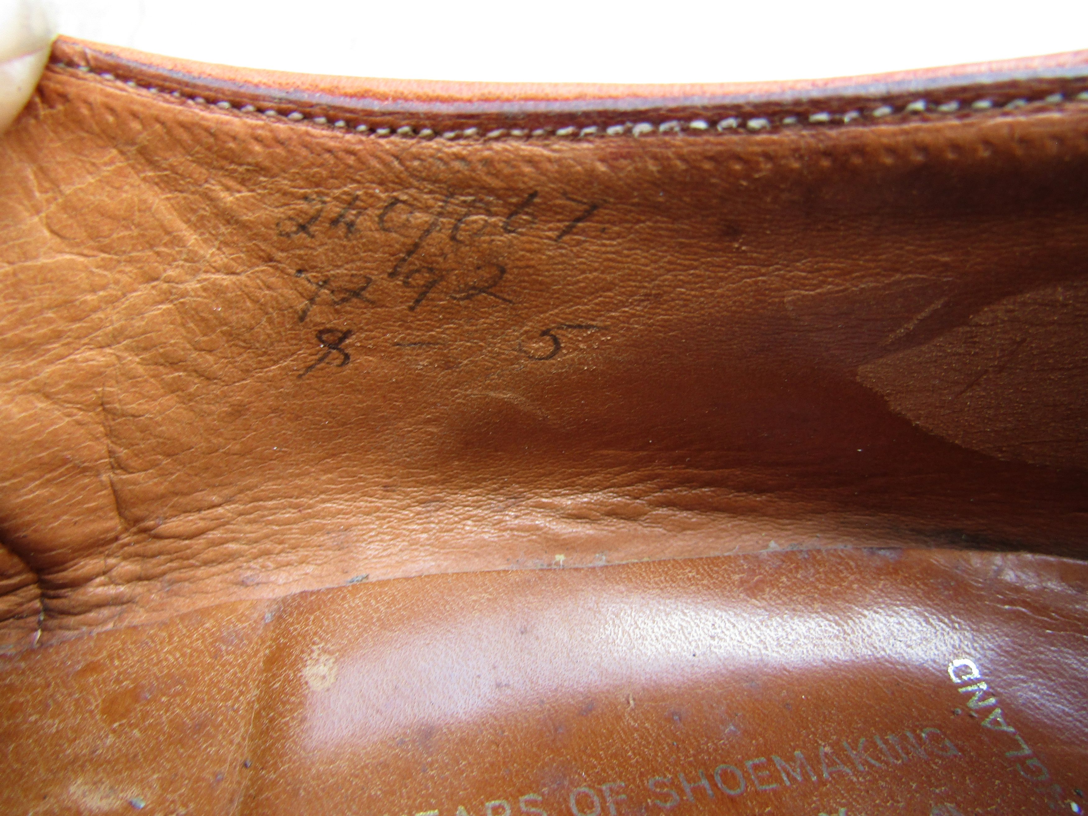 Tricker's Vintage Tricker's Brown Leather Derby Brogue Bench Size US 9 / EU 42 - 10 Thumbnail