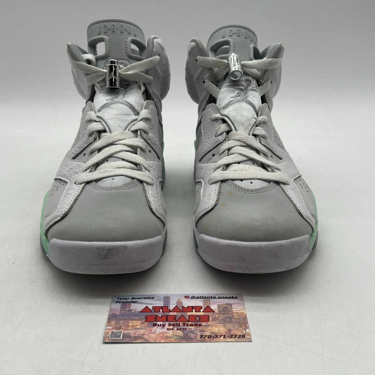 Jordan Brand Air Jordan 6 mint foam Size US 9.5 / EU 42-43 - 2 Thumbnail