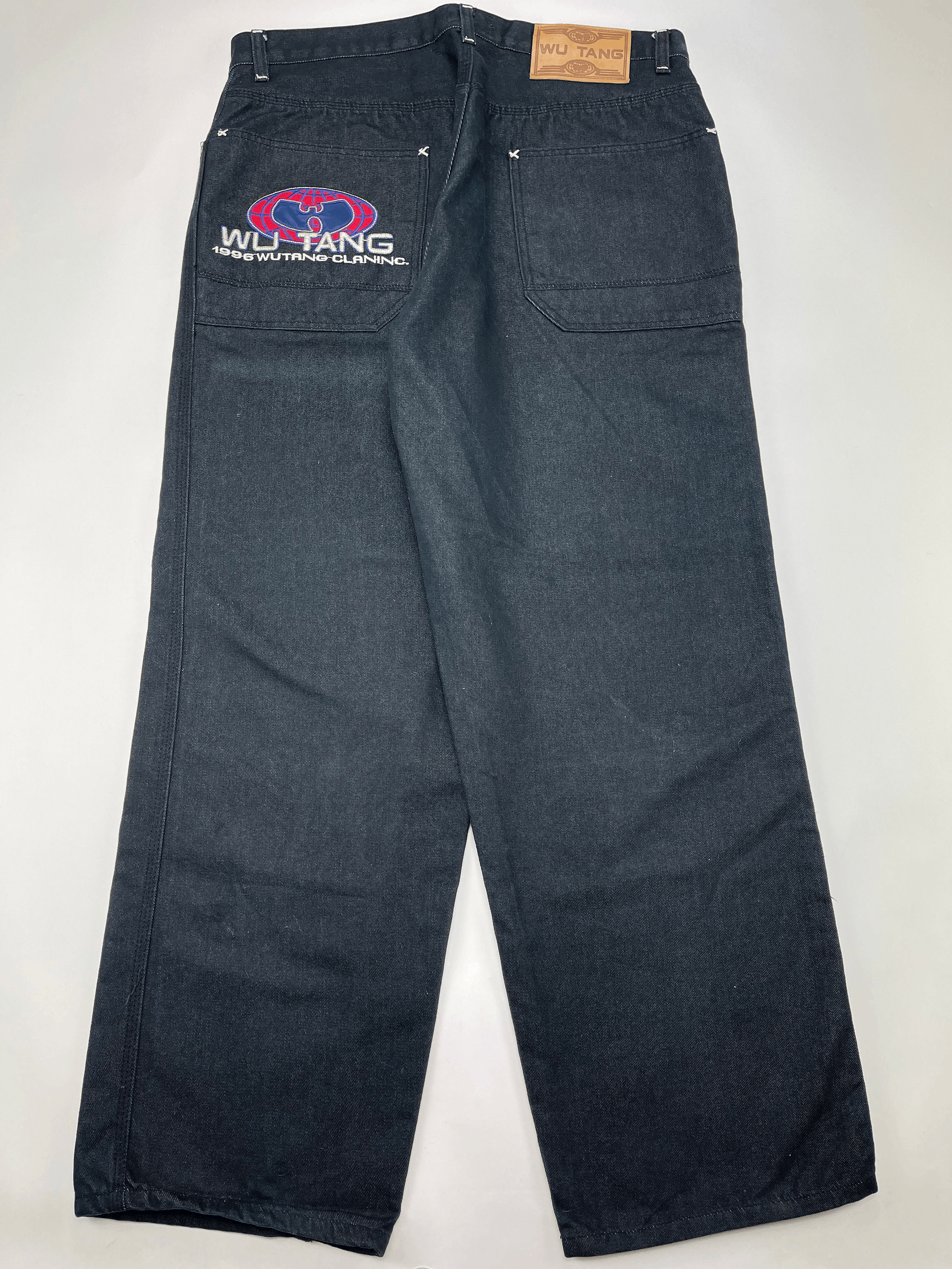 Wu Wear WU WEAR jeans, vintage hip hop baggy, 90s Wu-Tang