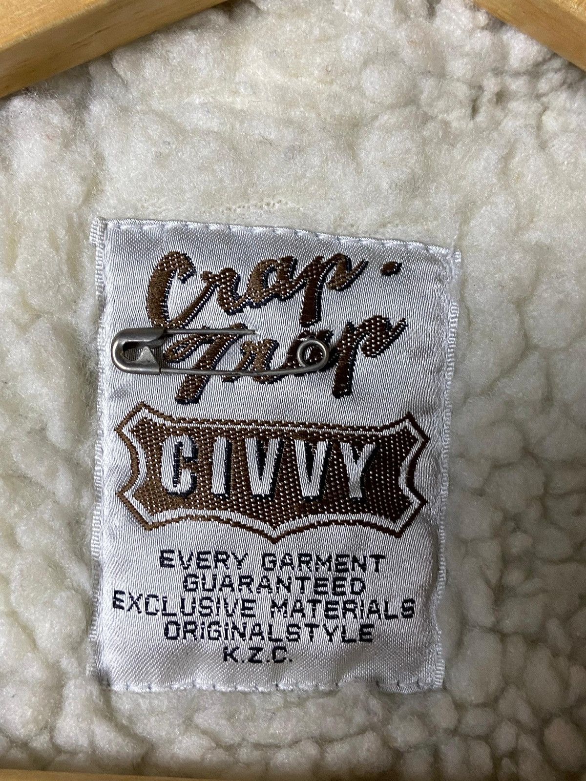 Japanese Brand × Vintage Vintage CIVVY Wool Hooded Jacket (119) Size US S / EU 44-46 / 1 - 8 Thumbnail