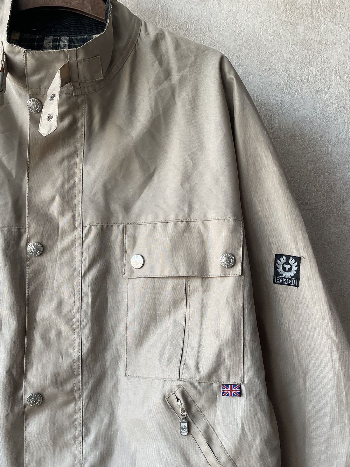 Belstaff 90s Belstaff Nylon Biker Motorcycle Lightweight Jacket Size US L / EU 52-54 / 3 - 4 Thumbnail
