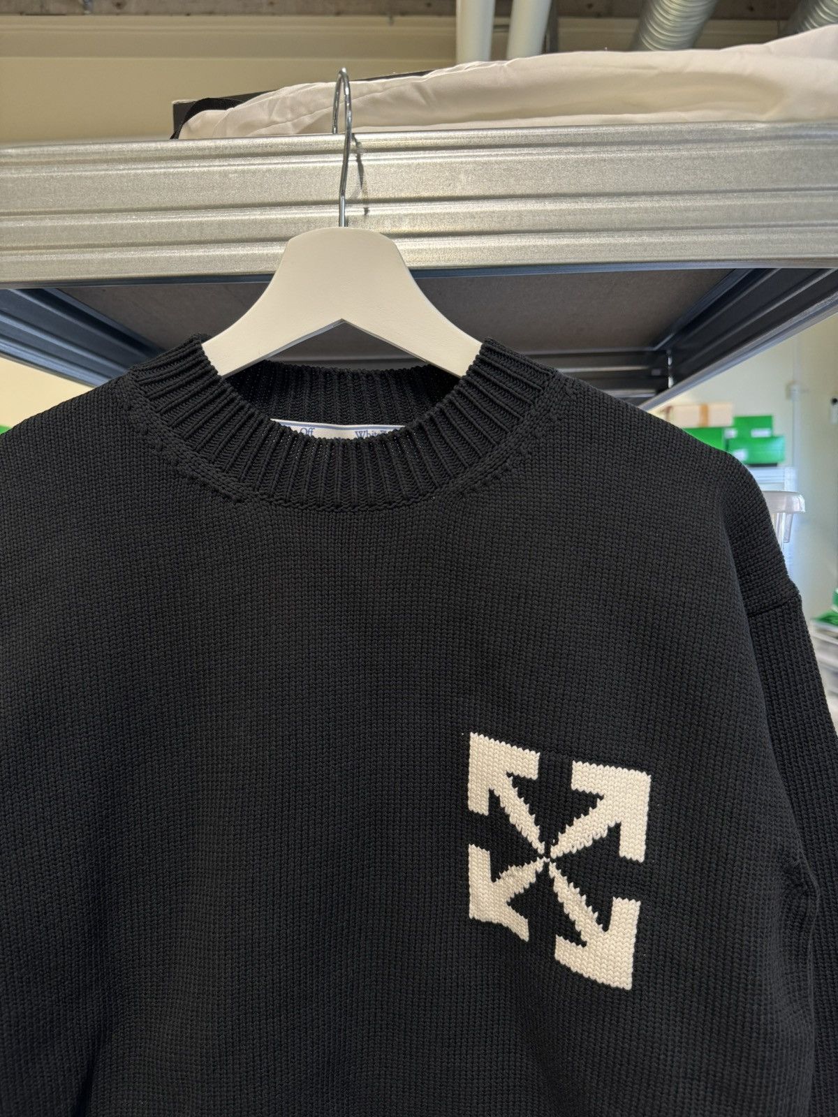 Off-White Off-White Single Arrow Sweater NEW 900$ Size US M / EU 48-50 / 2 - 2 Thumbnail