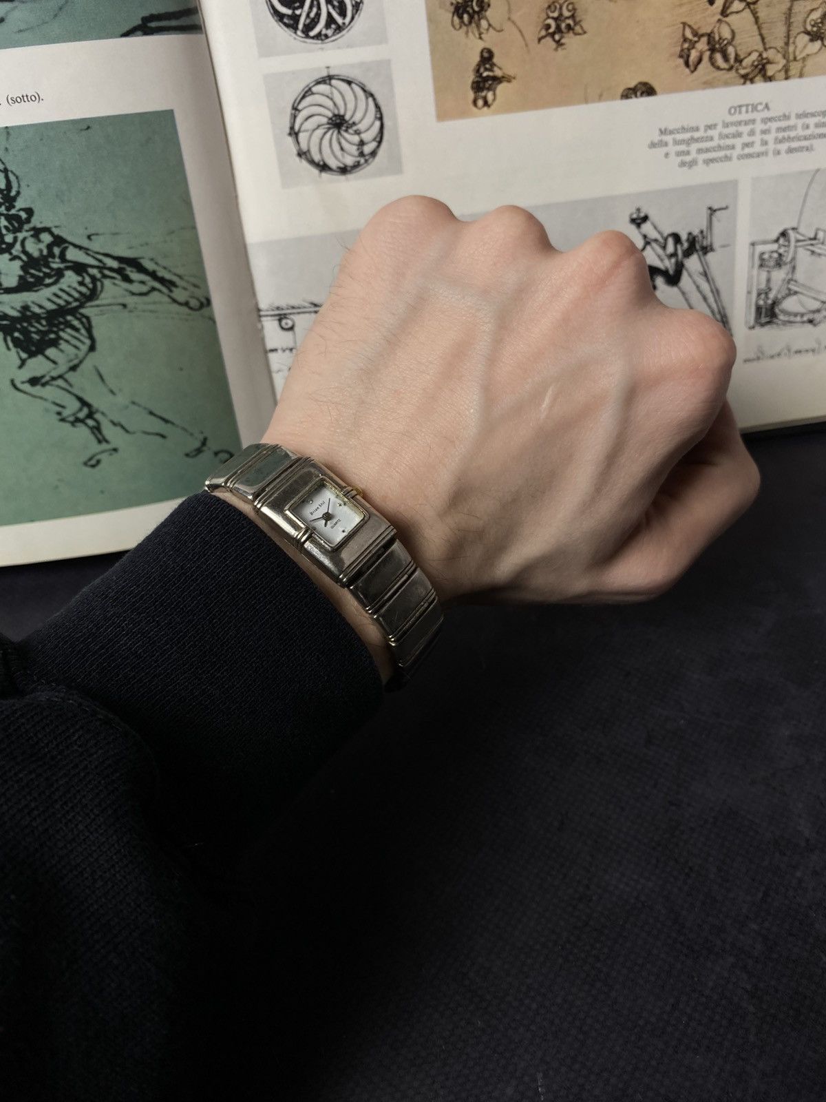 Japanese Brand Vintage Brian Stil Ladies Watch Silver Square Retro Rare Size ONE SIZE - 6 Thumbnail