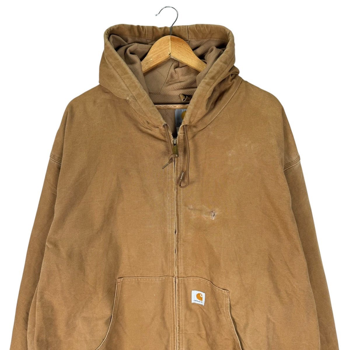 Carhartt ☀️CARHARTT HOODIE DUCK CANVAS ZIPPER JACKET SIZE 4XL Size US XXL / EU 58 / 5 - 3 Thumbnail