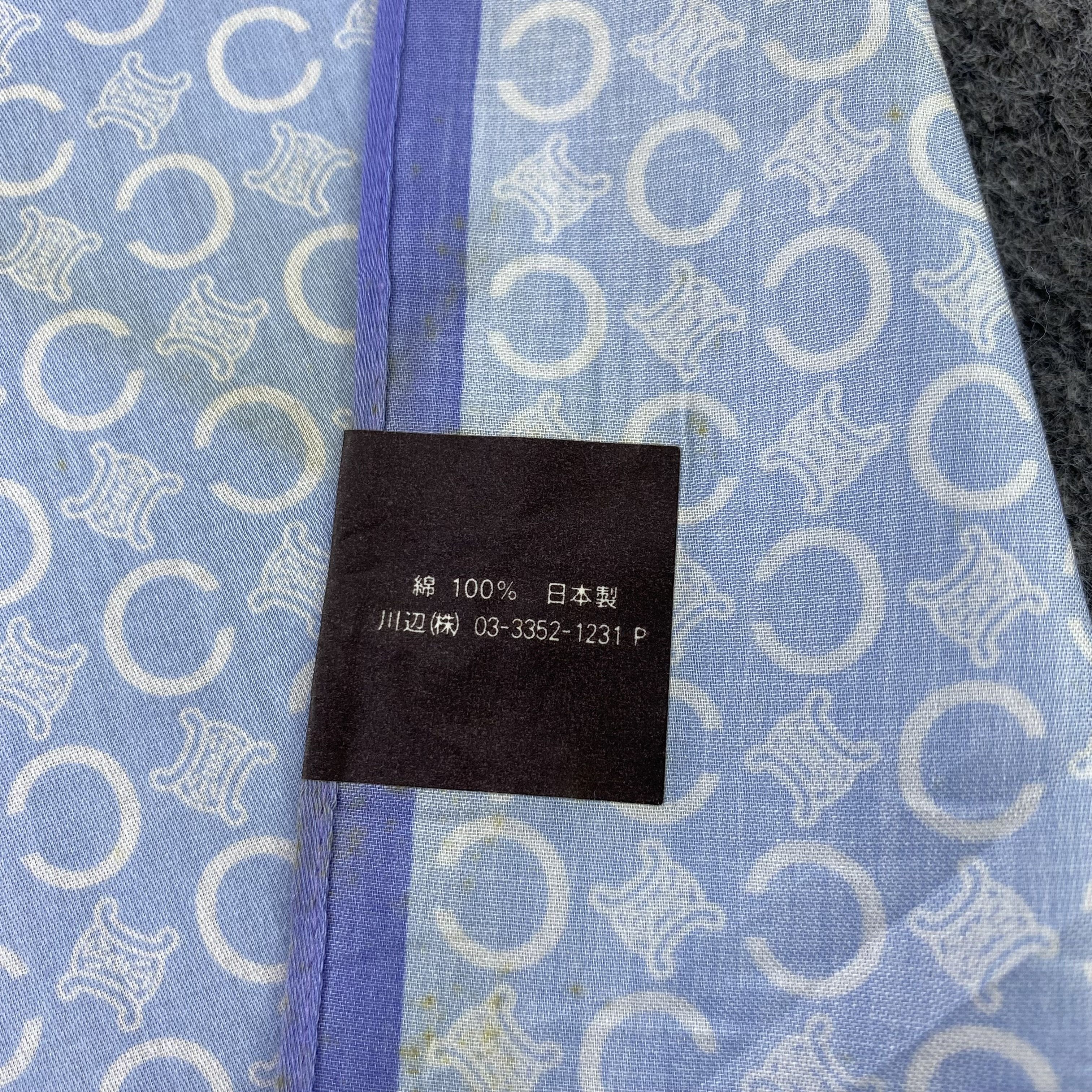 Celine × Vintage Celine Handkerchief / Bandana / Neckerchief / Headscarf-B951 Size ONE SIZE - 6 Thumbnail
