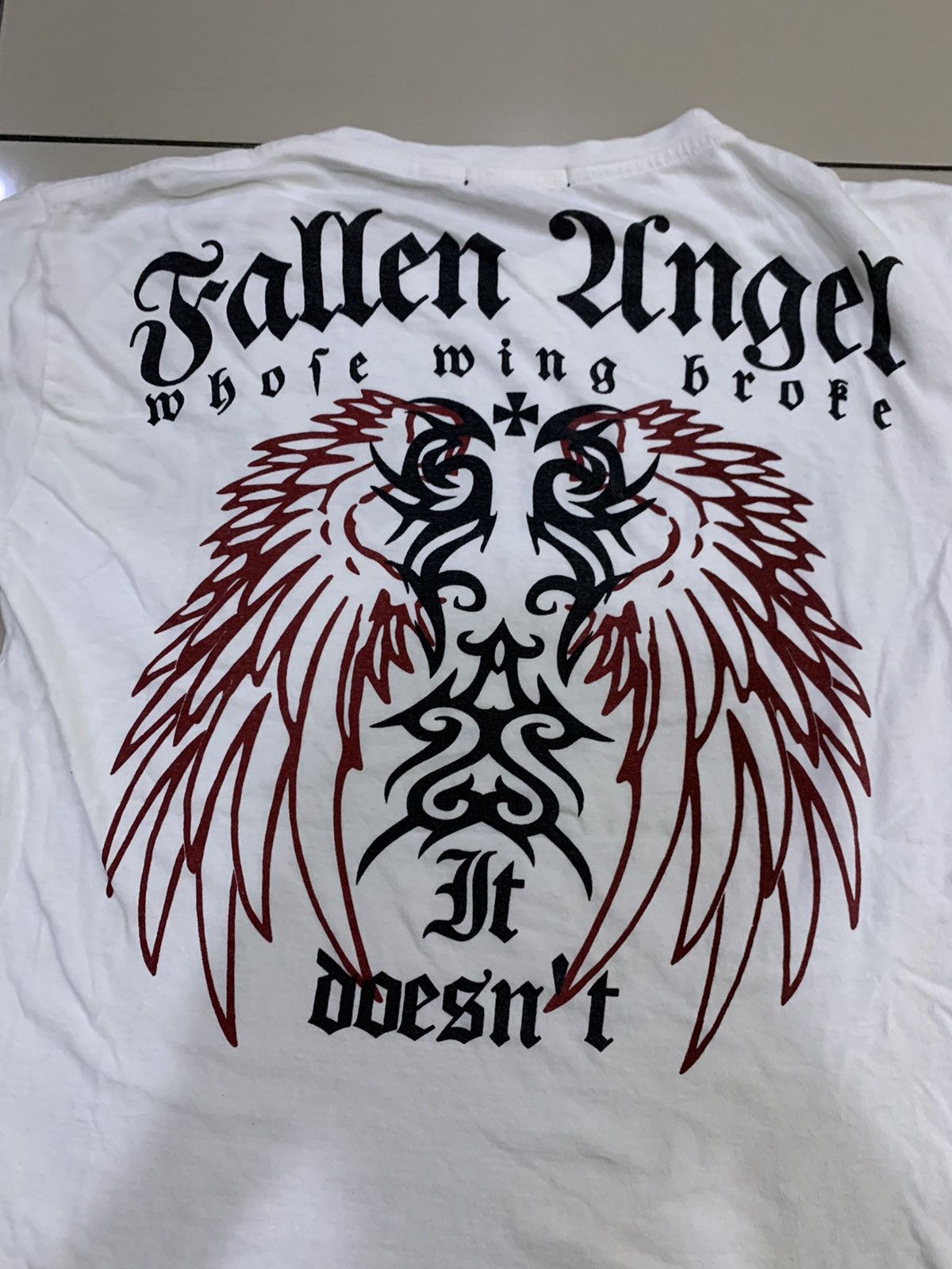 Affliction VINTAGE BULLET NOISE CRIME & VIRTUE FALLEN ANGEL BACK-HIT Size US L / EU 52-54 / 3 - 6 Thumbnail