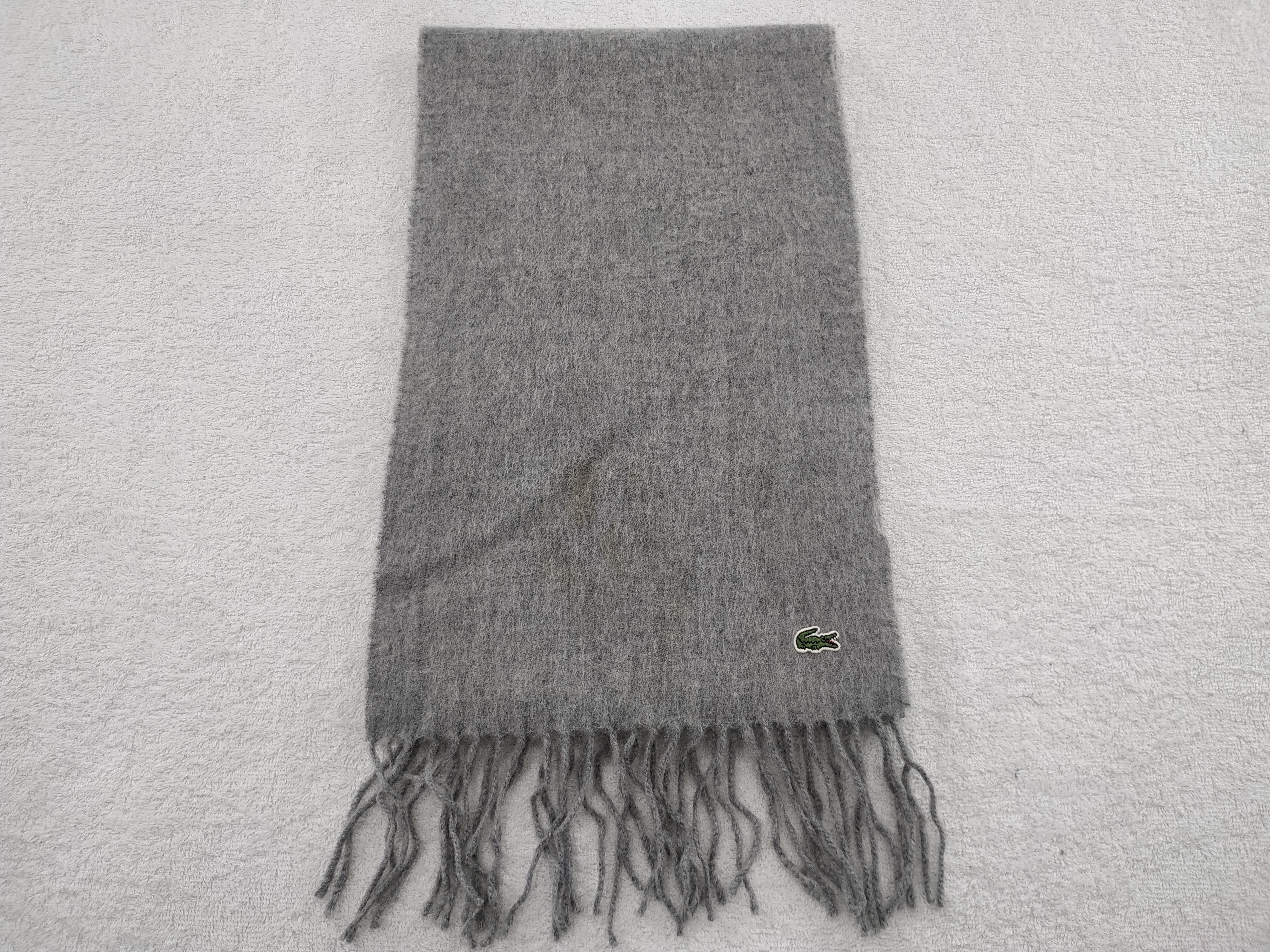 Lacoste Vintage Lacoste Scarf/Muffler/Neckwear MF486 Size ONE SIZE - 1 Thumbnail
