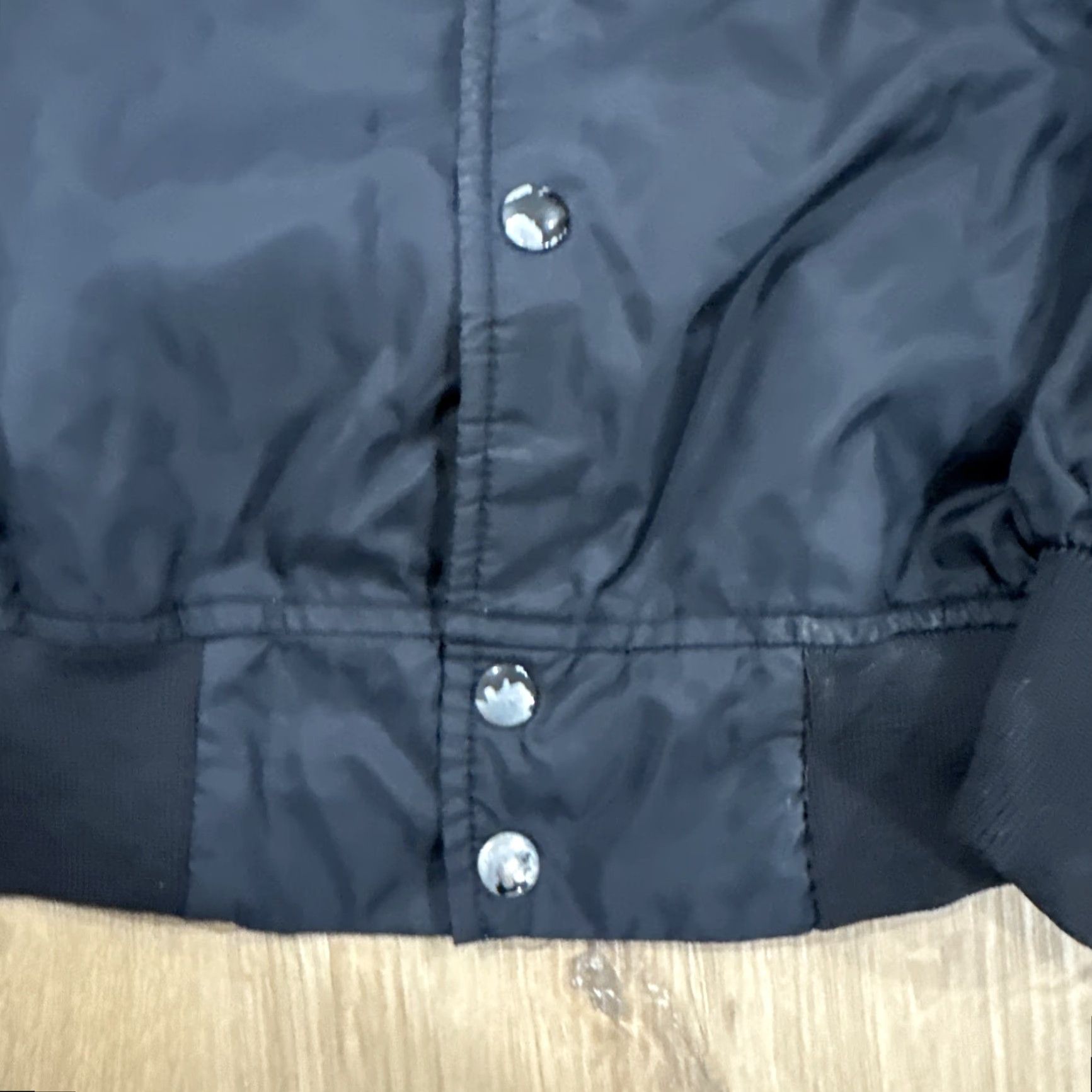 Chalk Line Chalk Line Jacket Windbreaker Vtg Justin Boots Large Black Nylon 1980s Casual Mens USA Size US L / EU 52-54 / 3 - 6 Thumbnail