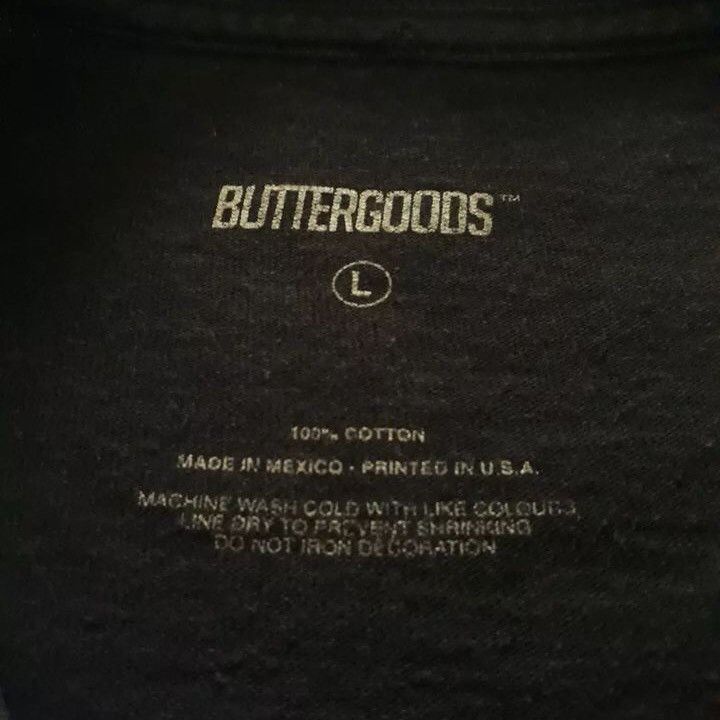Butter Goods Butter tshirt Black Tee skate skateboard L Size US L / EU 52-54 / 3 - 4 Thumbnail