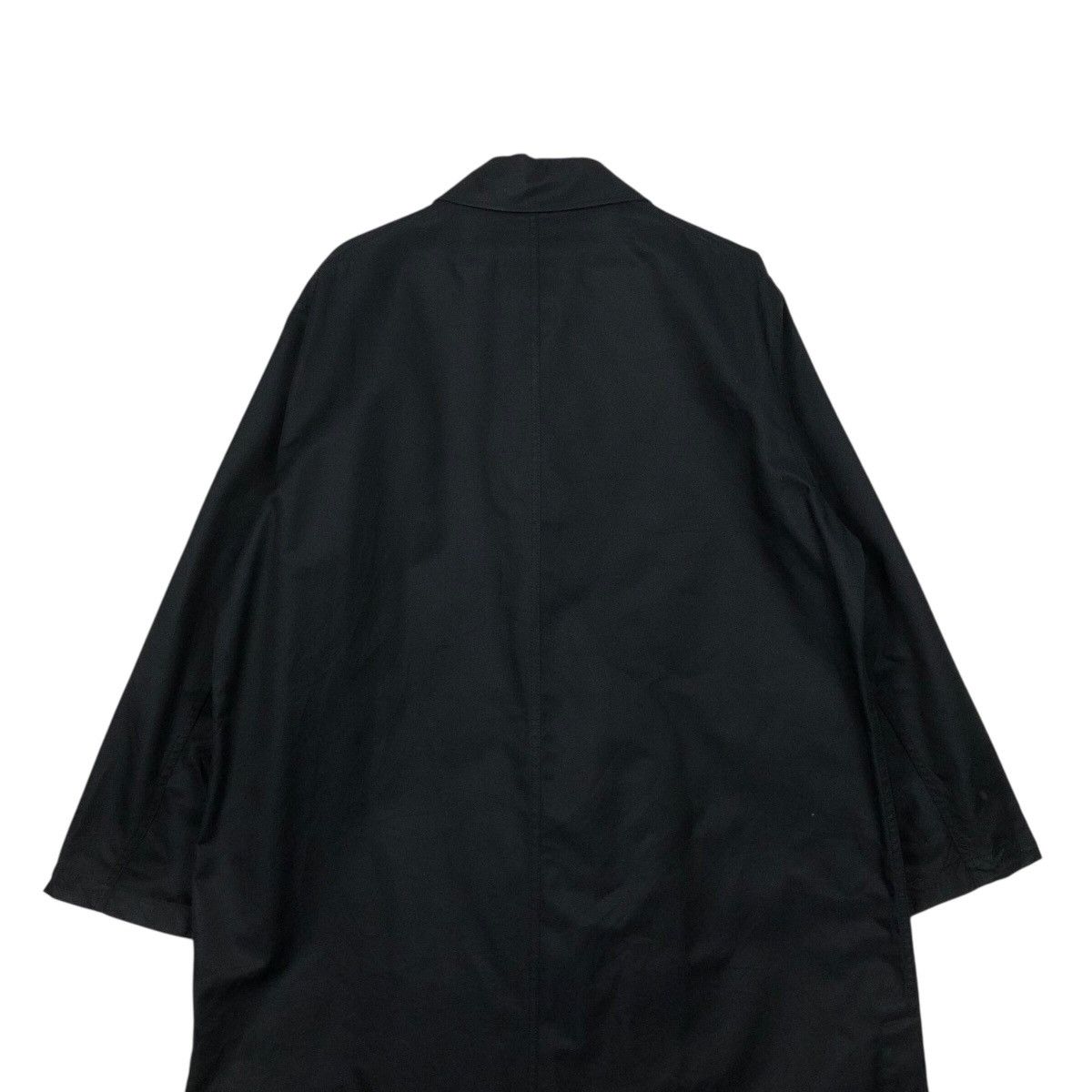 Undercover × Uniqlo 📌Rich Black Vtg Long Jacket Duck Canvas Uniqlo Undercover Size US L / EU 52-54 / 3 - 9 Thumbnail