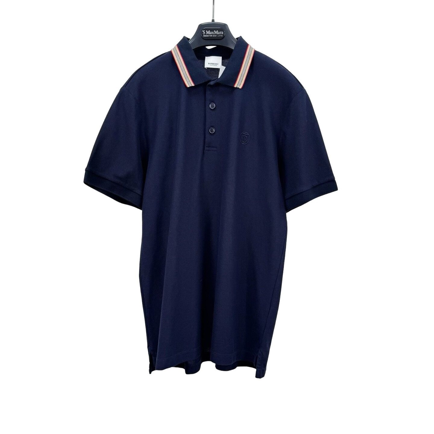 Burberry Burberry TB Monogram Striped Polo Shirt Size L Size US L / EU 52-54 / 3 - 1 Thumbnail