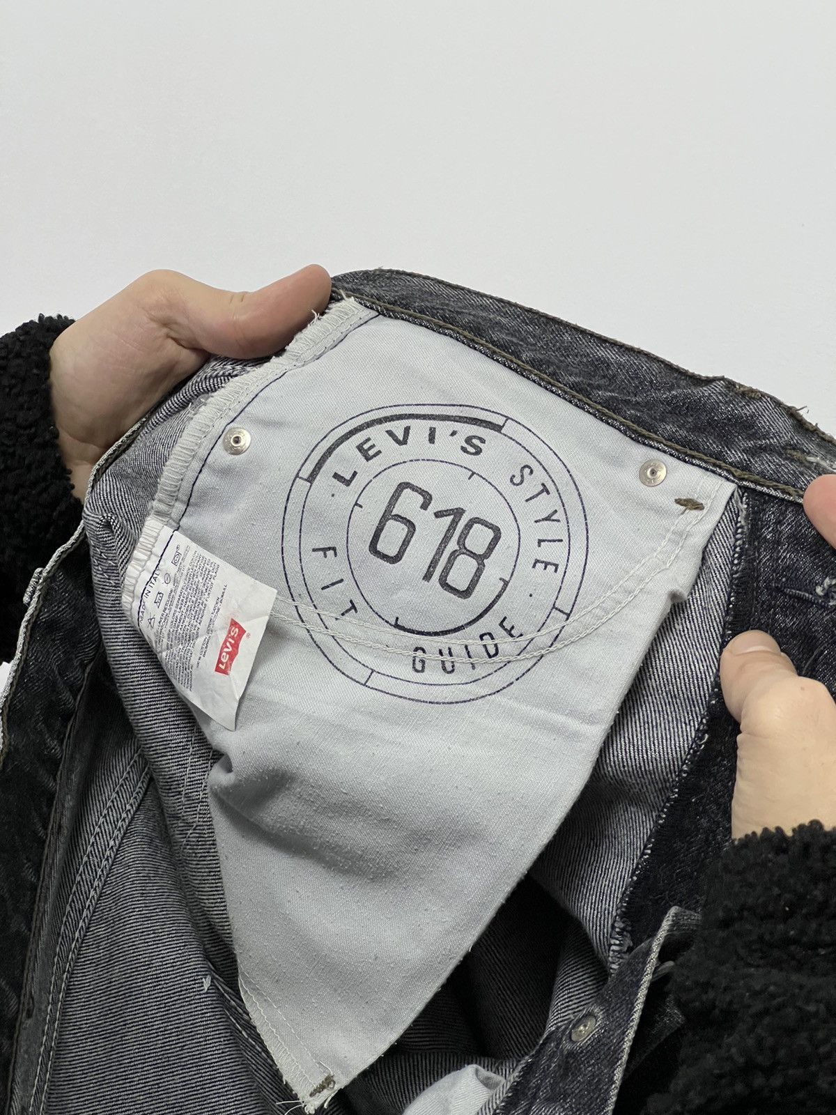 Levi's × Levi's Vintage Clothing × Vintage Vintage Levis 618 Made in Italy Washed Gray Denim Jeans Size US 30 / EU 46 - 5 Thumbnail