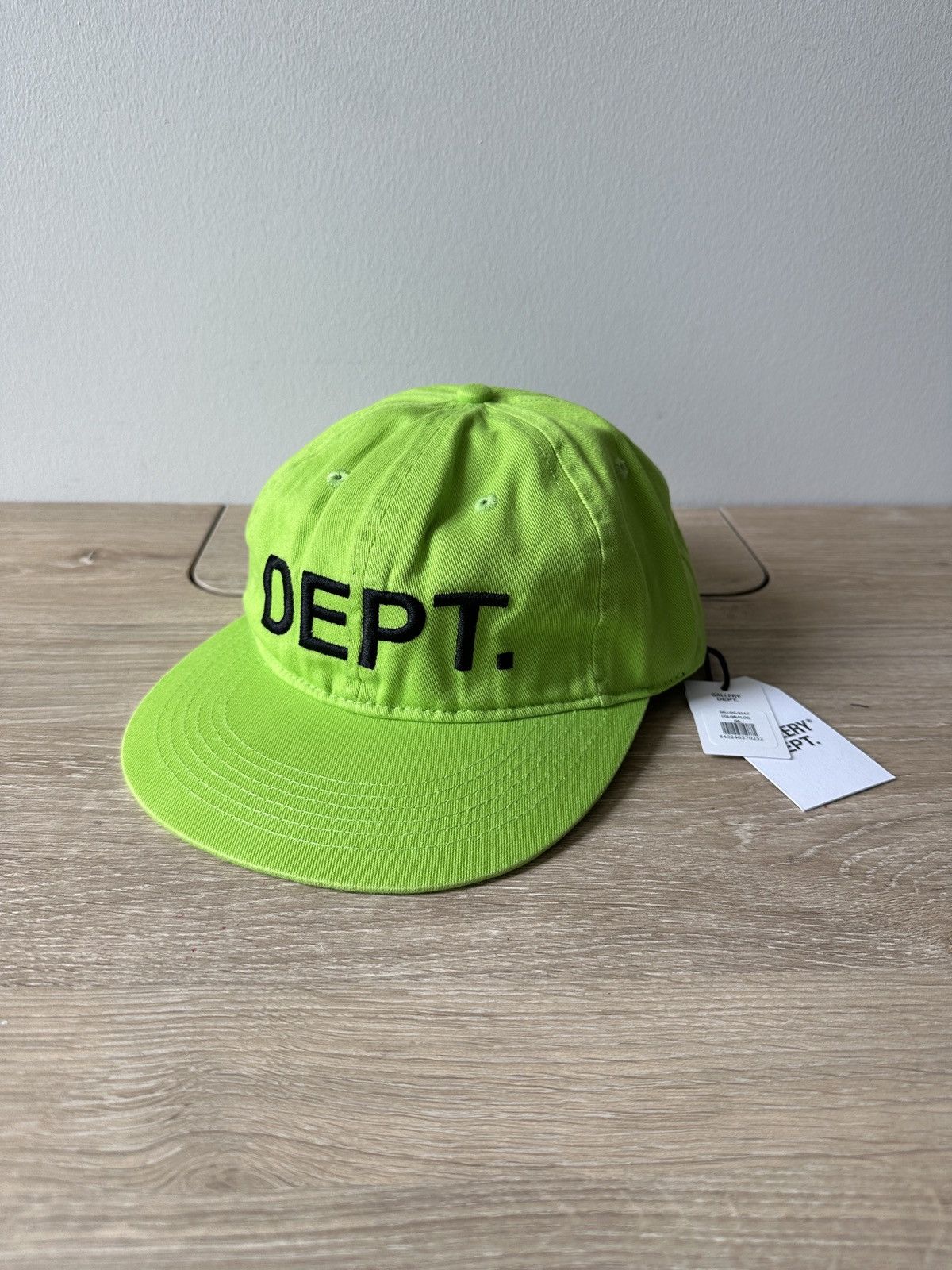 Gallery Dept. Gallery Dept. Logo Embroidered Hat Lime Green Size ONE SIZE - 1 Thumbnail