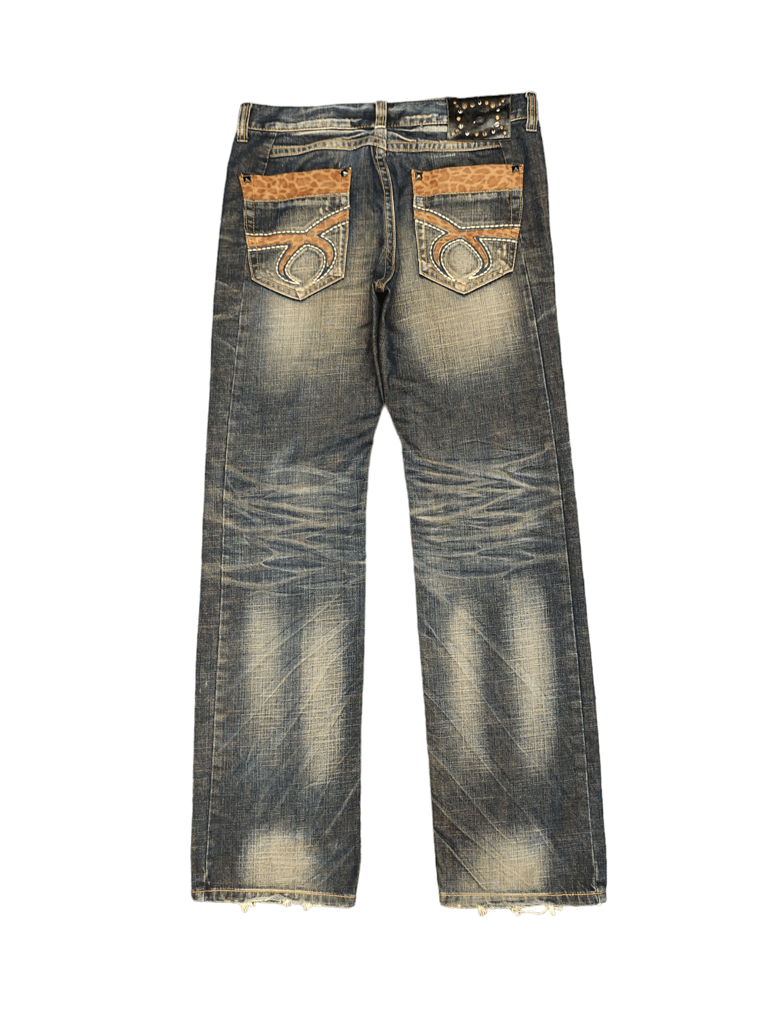 Tornado Mart Wide Leg Jeans Red Pepper Denim Rare Design Y2k Distress Size US 32 / EU 48 - 1 Thumbnail