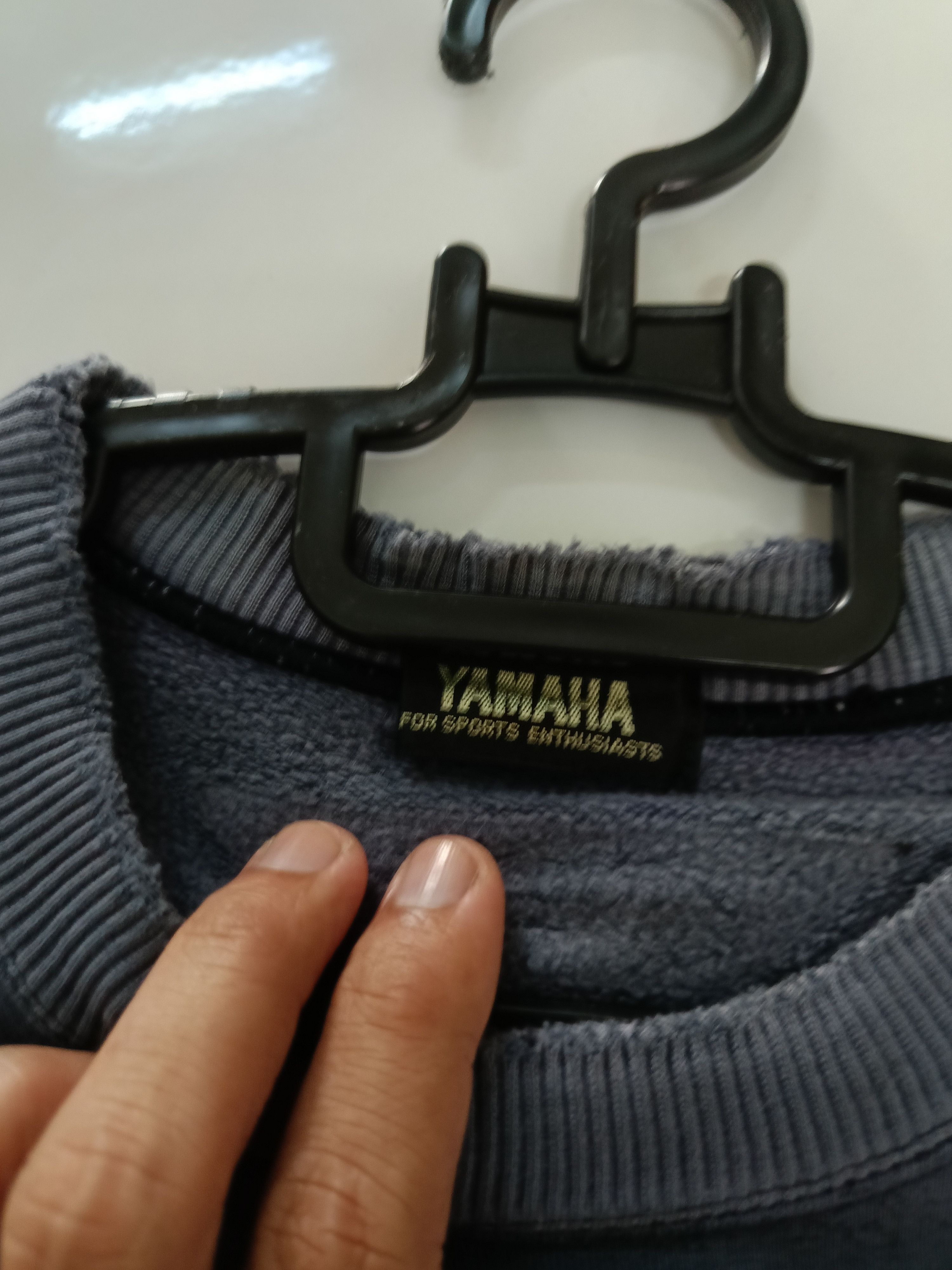 Vintage × Yamaha Vintage Yamaha Distressed Spell out Single pocket Sweater Size US M / EU 48-50 / 2 - 5 Thumbnail