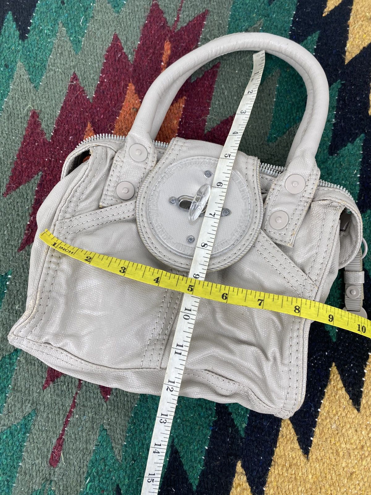 Diesel Y2K 2000's Diesel Genuine Leather Handle Bag Size ONE SIZE - 17 Thumbnail