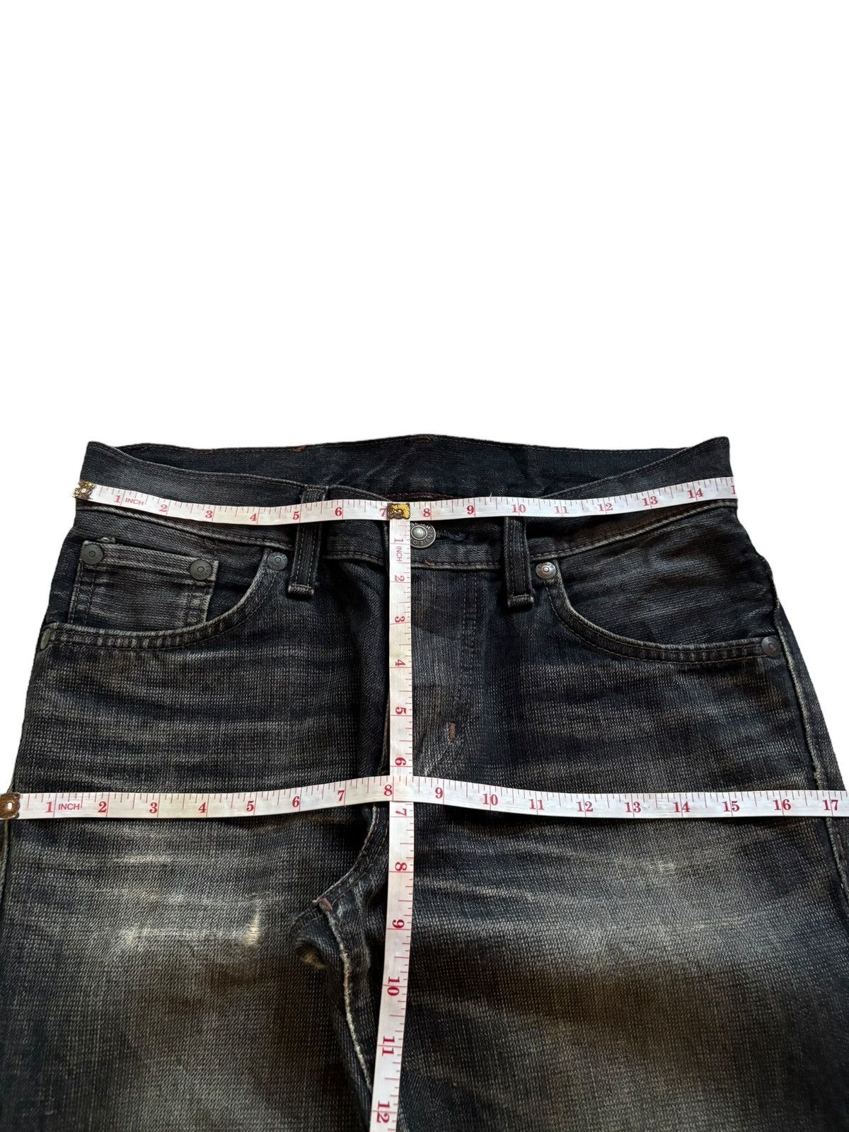 Edwin × Japanese Brand Vintage Japanese Edwin Zylon Mud Wash Jeans Size US 30 / EU 46 - 14 Thumbnail