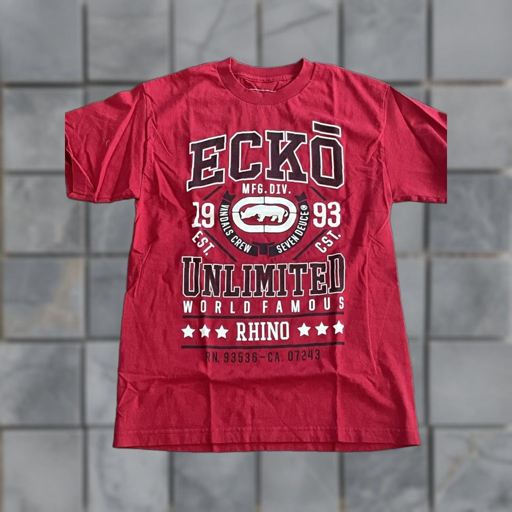 Ecko Unltd. VINTAGE Ecko Unltd T Shirt Red Medium Mens M Shirt Red Mens Size US M / EU 48-50 / 2 - 1 Thumbnail