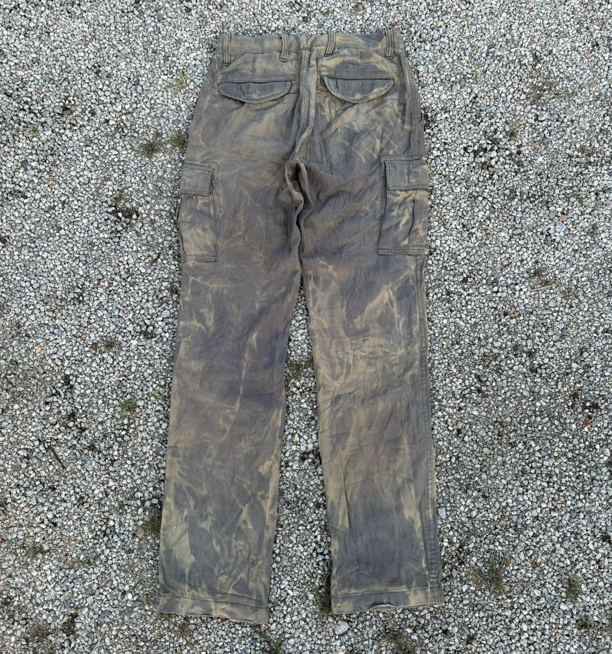 Japanese Brand × John Elliott Vintage Tie Dye Acid Wash Cargo Pants John Elliott Style Size US 29 - 6 Thumbnail