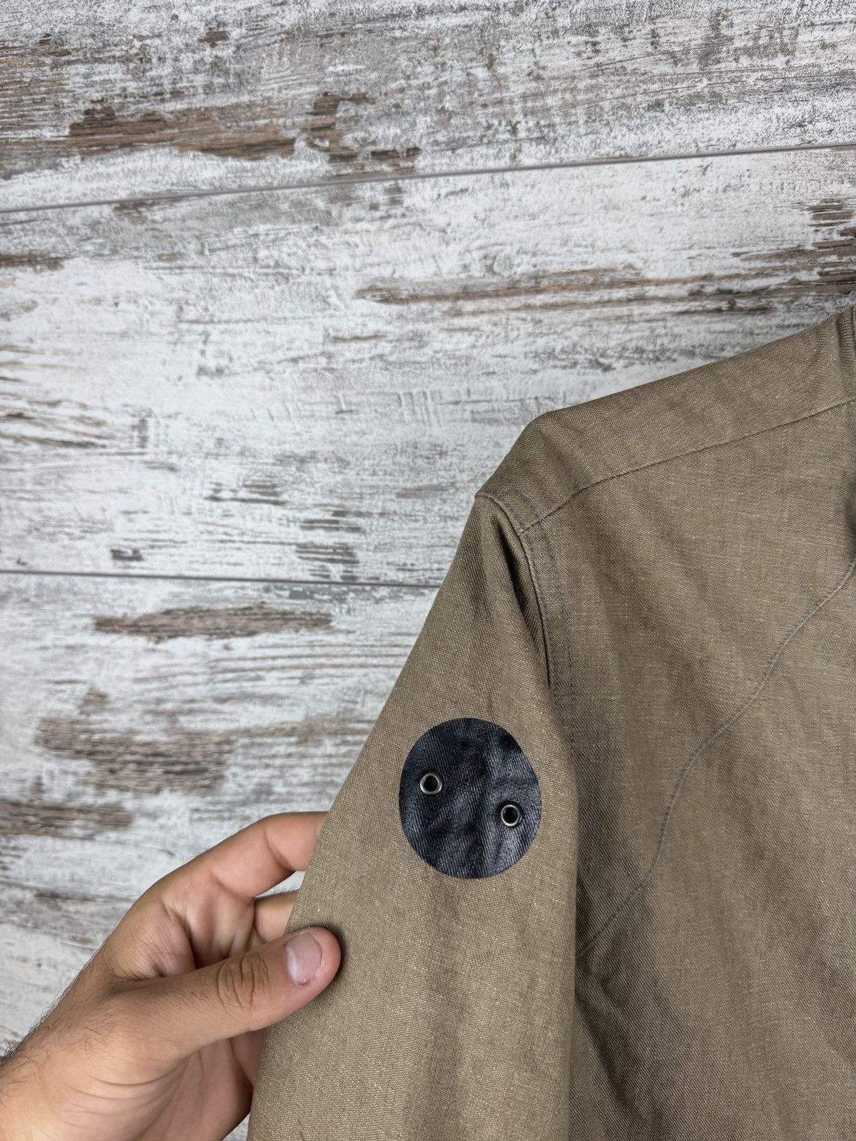 G-Star Vintage G Star Raw COMIC OVERSHIRT linen jacket military lin Size US M / EU 48-50 / 2 - 5 Thumbnail