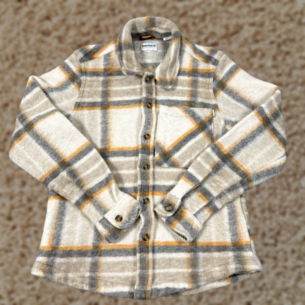 Timberland Timberland Jacket Shirt Multicolor Plaid Wool Blend Shacket Button Up Men Sz Small Size US S / EU 44-46 / 1 - 1 Thumbnail