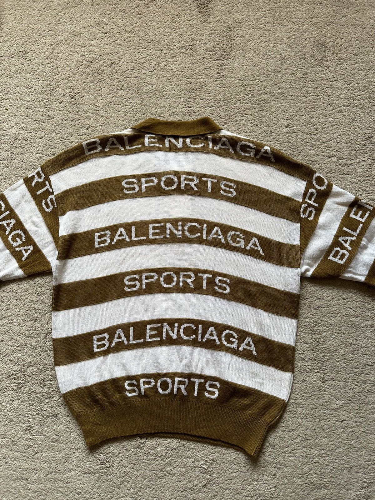 Balenciaga 1990s Balenciaga Knitted Polo Shirts Size US M / EU 48-50 / 2 - 10 Thumbnail