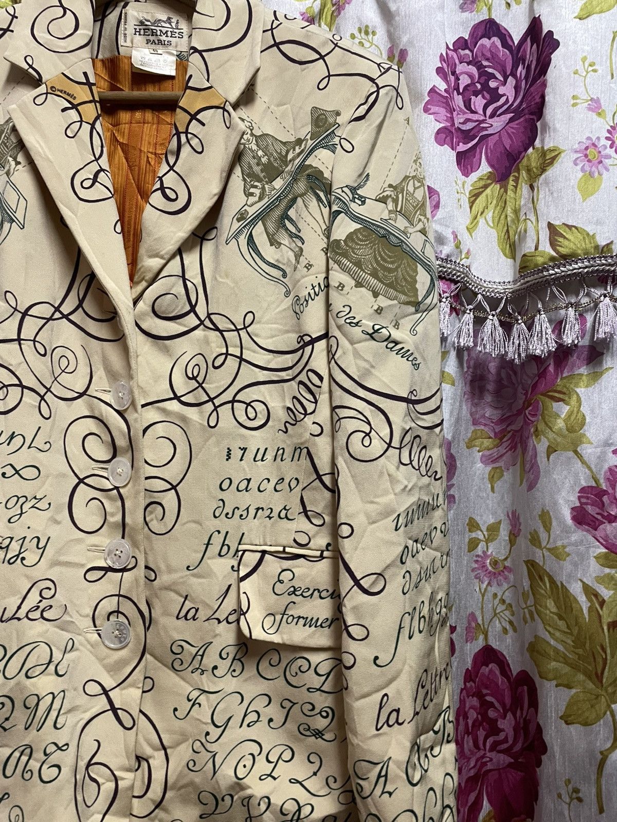 Hermes Vintage 90s Hermes Size M / US 6-8 / IT 42-44 - 4 Thumbnail
