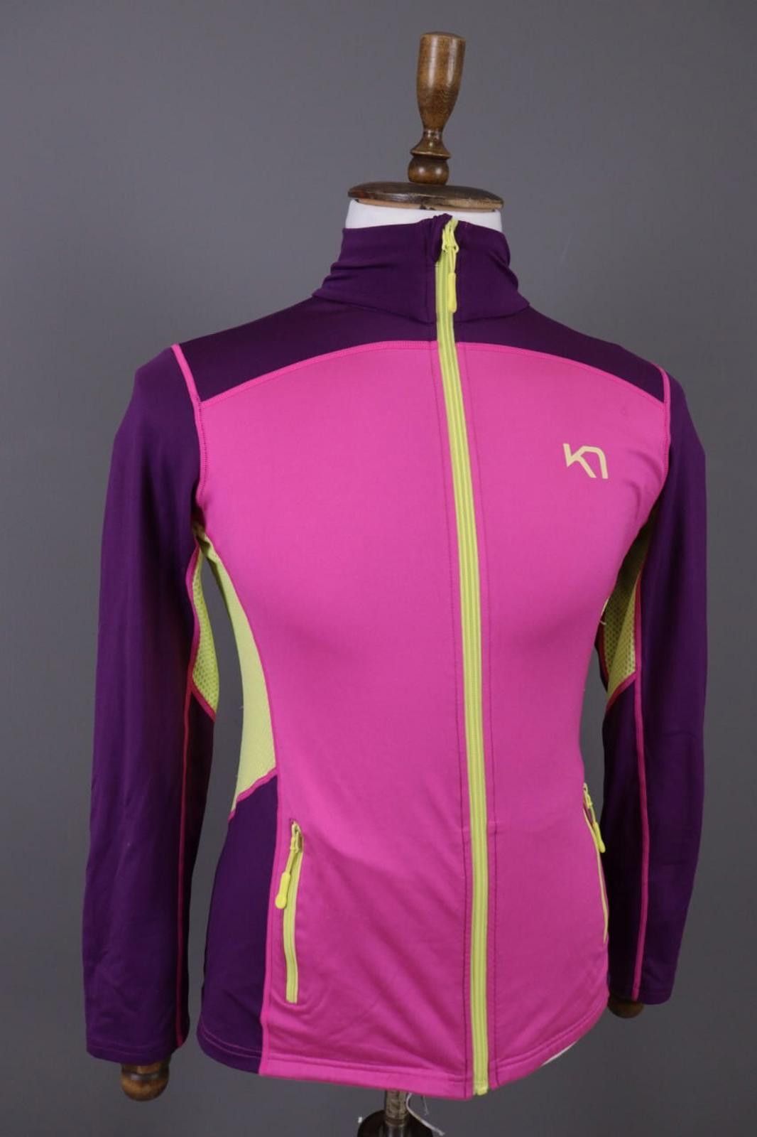 Designer Woman Kari Traa Pink Colorblock Track Jacket Size L Size L / US 10 / IT 46 - 5 Thumbnail