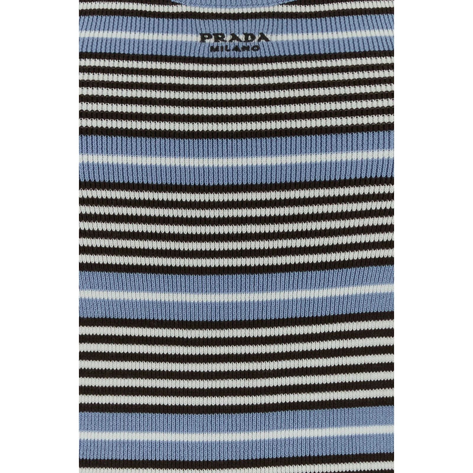 Prada PRADA Embroidered Cotton Blend Tank Top New & Authentic (Wom Size S / US 4 / IT 40 - 3 Thumbnail