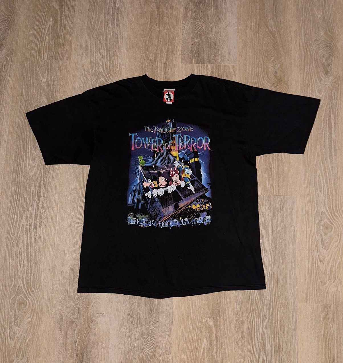 Vintage 90s Walt cheapest Disney World The Twilight Zone Tower of Terror Mickey T-Shirt