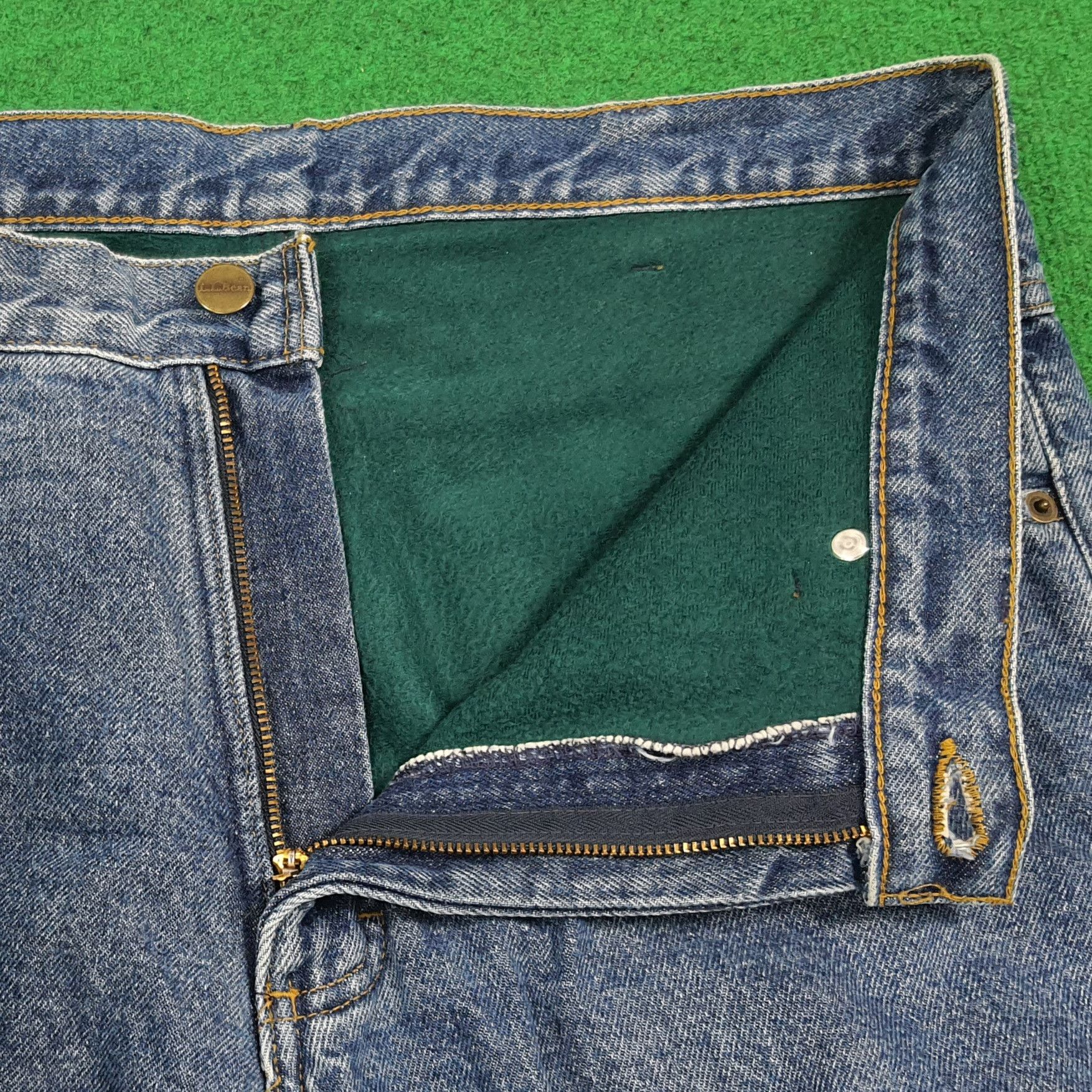 L.L. Bean Vintage L.L. Bean Classic Fleece Lines Jeans C280N1 Size US 33 - 6 Thumbnail