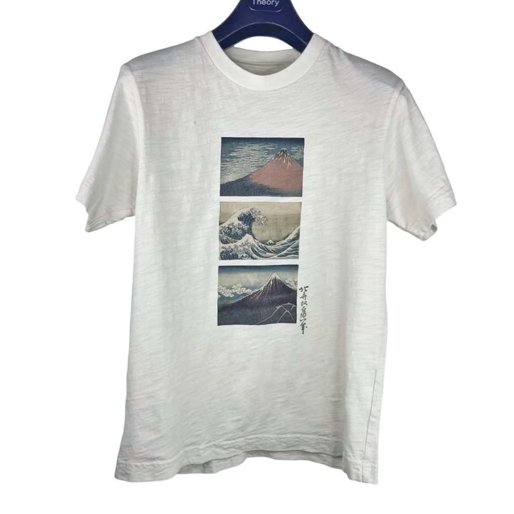 Uniqlo UNIQLO Men’s White T-shirt Traditional Japanese Graphic XS Size US XS / EU 42 / 0 - 1 Thumbnail