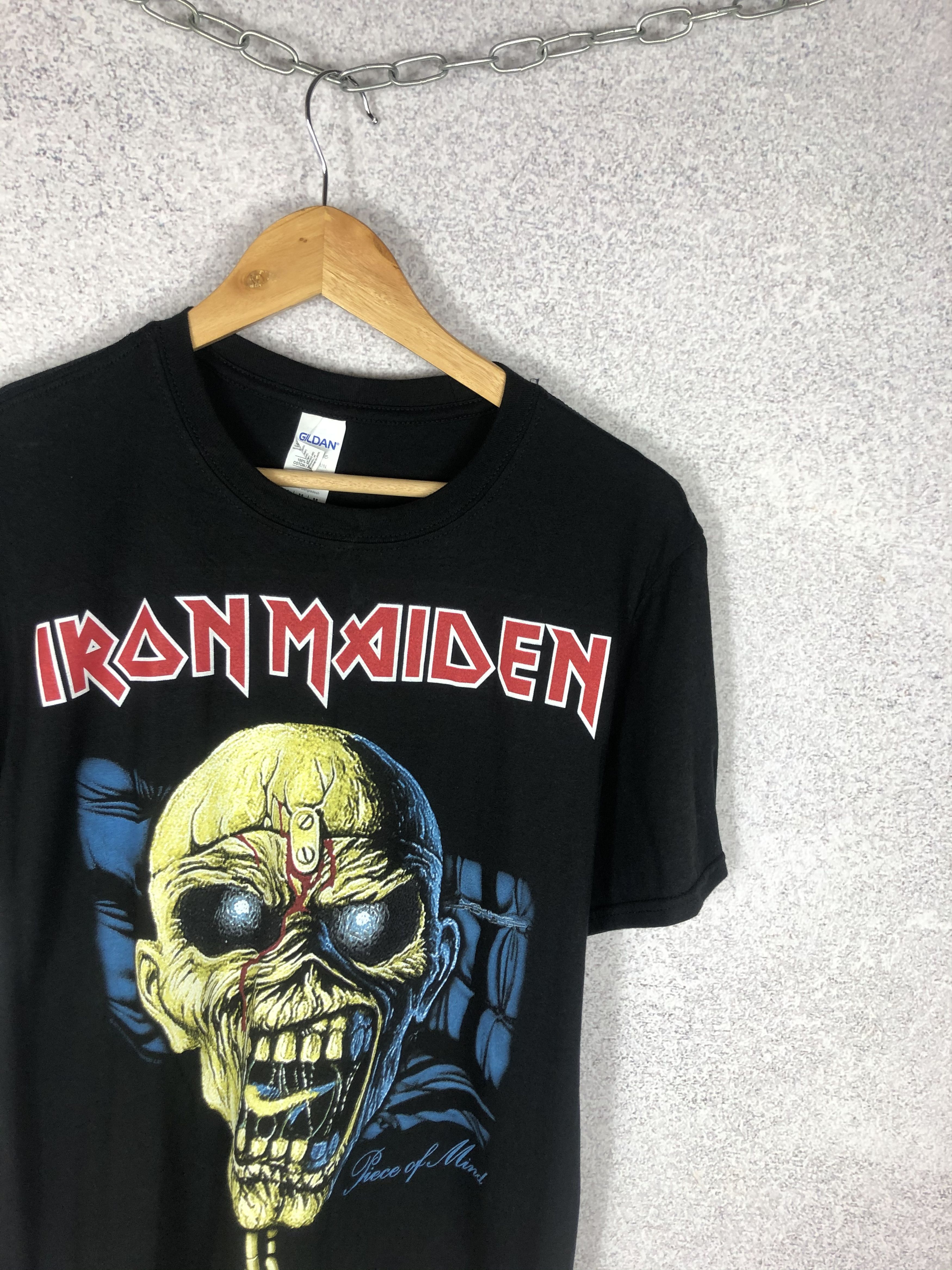 Band Tees Iron Maiden Pice of Mind Band Tee Rock T-Shirt Size US M / EU 48-50 / 2 - 2 Thumbnail