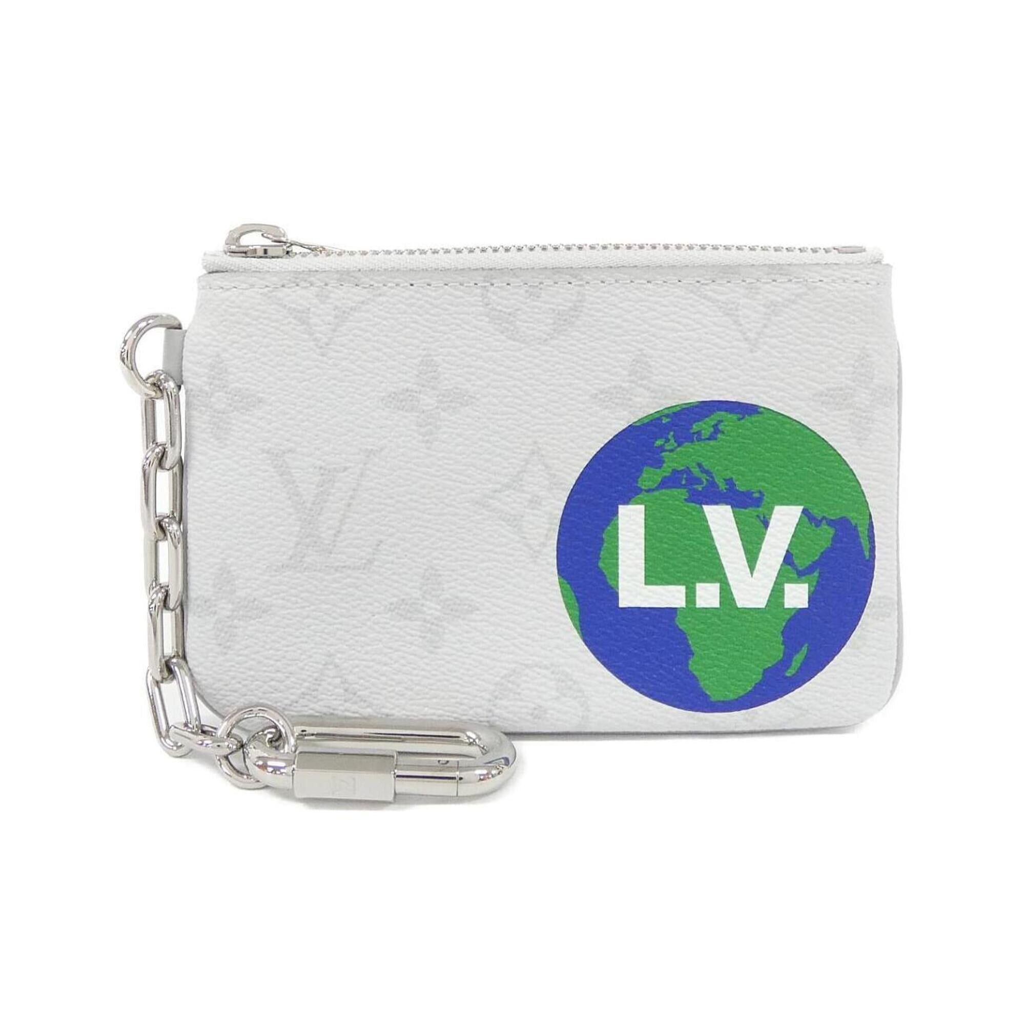 Louis Vuitton Louis Vuitton White Monogram Logo Zipped Handbag Pouch M67809 Size ONE SIZE - 1 Thumbnail