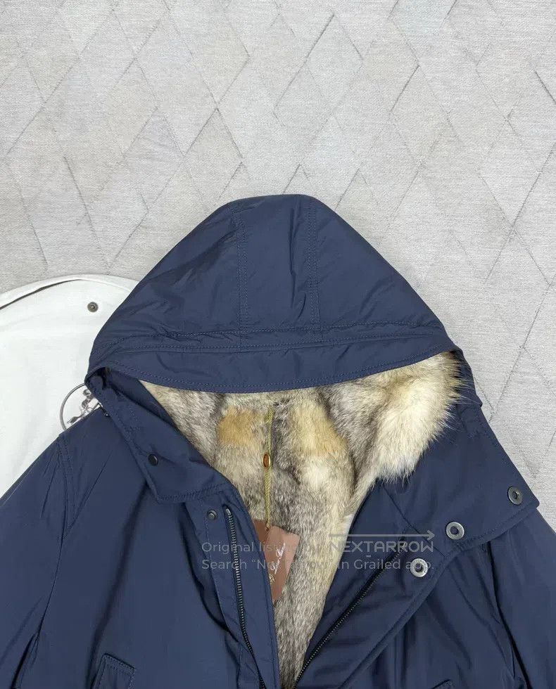Loro Piana Loro Piana Arctic Silver Fox Fur Coat, Outer Shell Waterpr Size US M / EU 48-50 / 2 - 2 Thumbnail