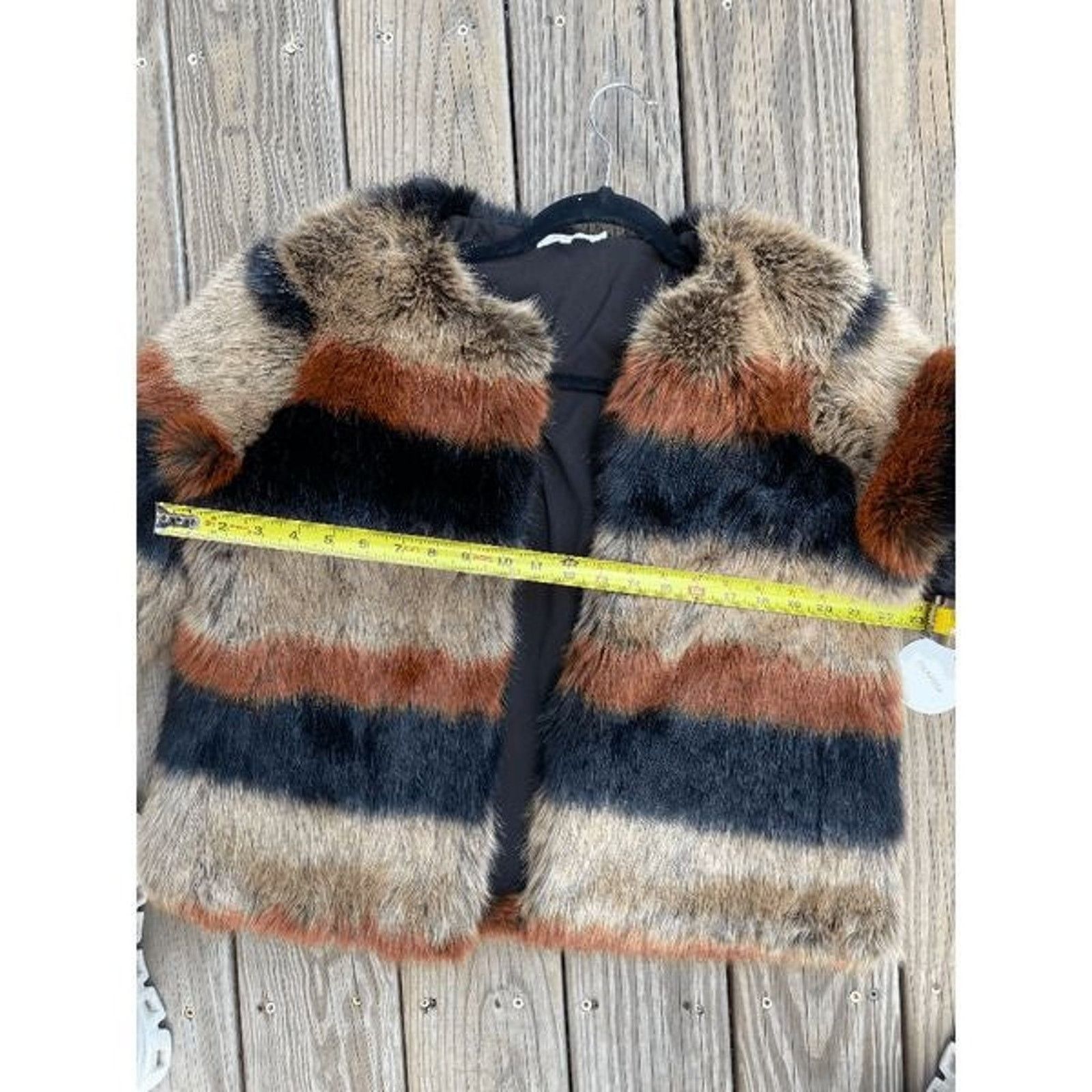 Anthropologie Tularosa Harkin Black Brown fur Jacket, Sz Small, MSRP $398 Size S / US 4 / IT 40 - 9 Thumbnail