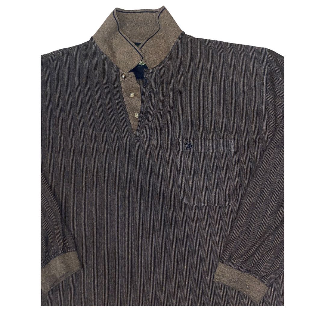 Vintage Knights of Round Table Vintage L/S Polo (3XL) Size US XXL / EU 58 / 5 - 2 Thumbnail