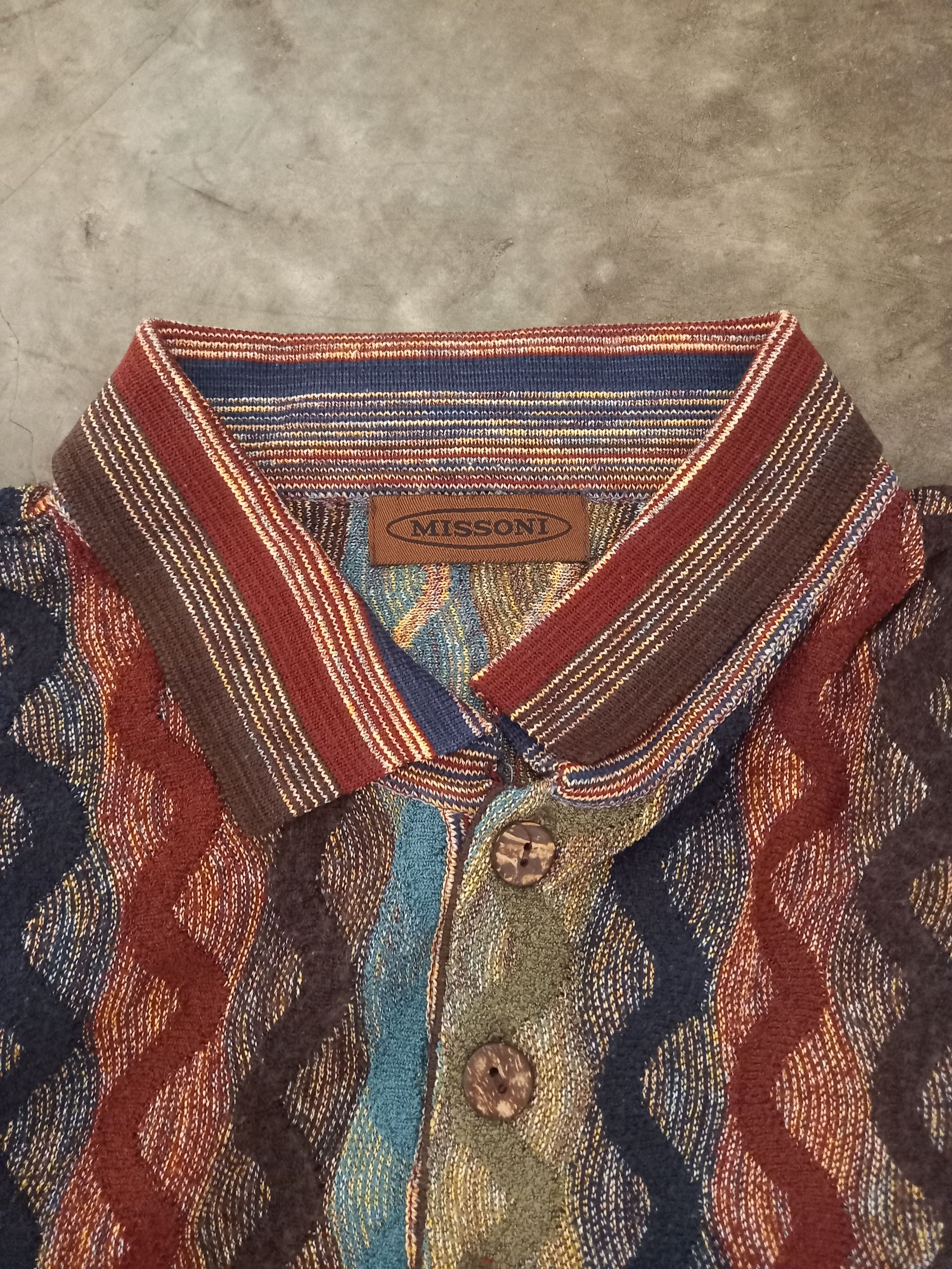 Missoni Vtg missoni knitwear 3D art Coogi Size US L / EU 52-54 / 3 - 5 Thumbnail