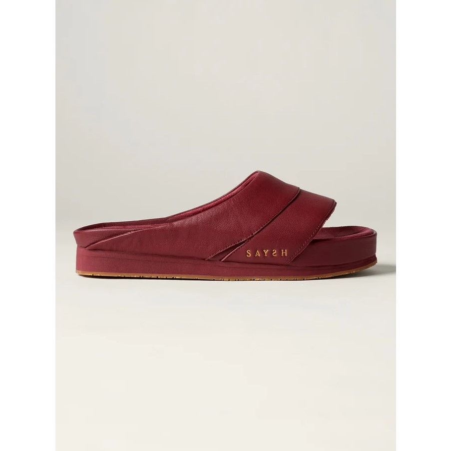 Athleta Athleta Saysh Berry Rose Slides Size 10 Size US 10 / IT 40 - 2 Thumbnail