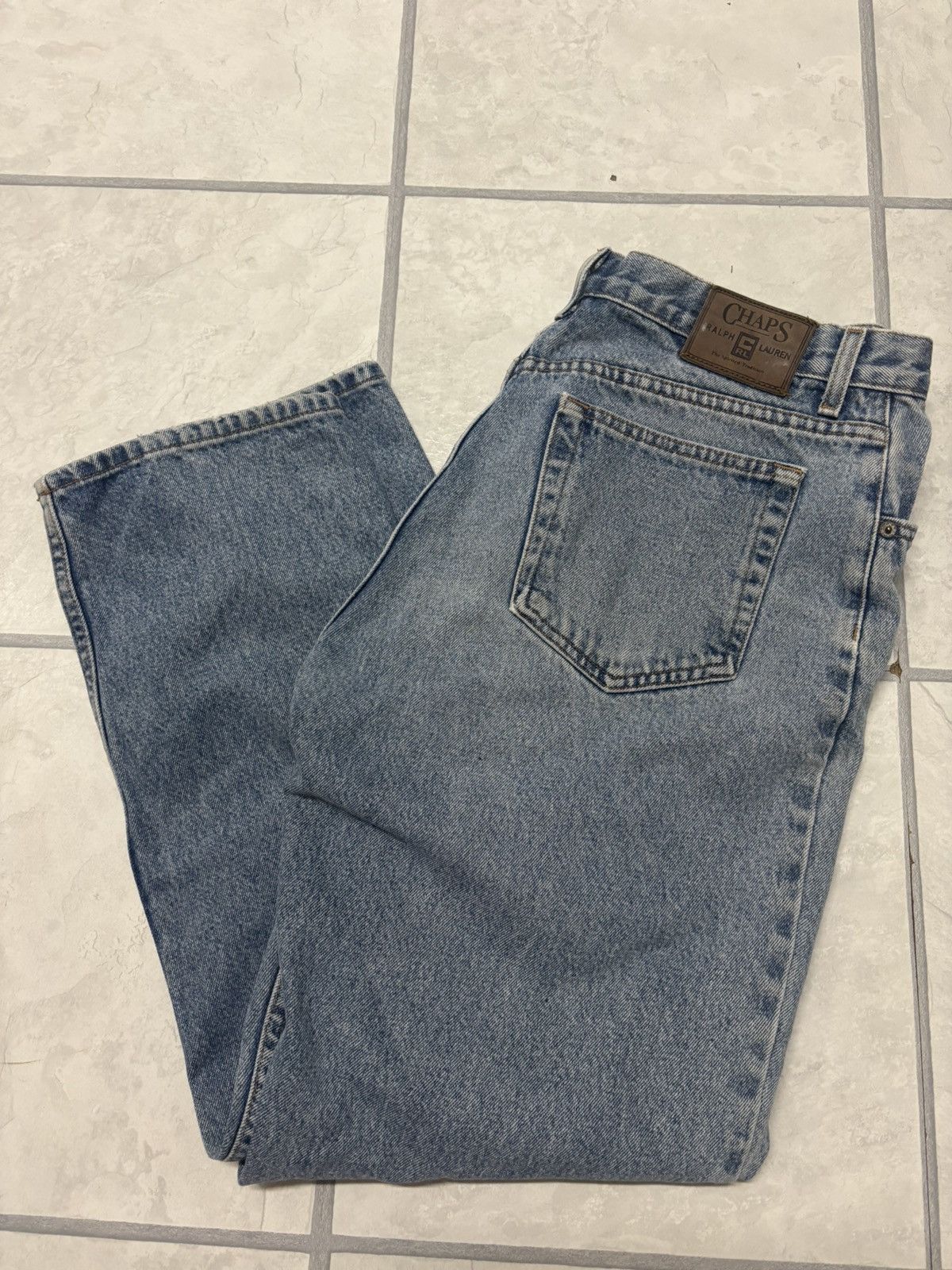 Chaps Ralph Lauren Mens Chaps Raulph Lauren Blue Jeans 34/30 Size US 34 / EU 50 - 1 Thumbnail