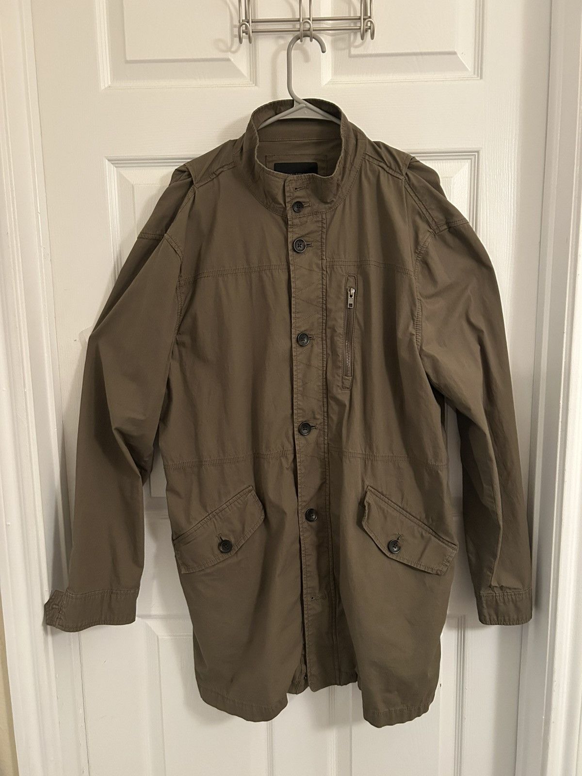 Banana Republic Olive Military/Field Jacket Size L