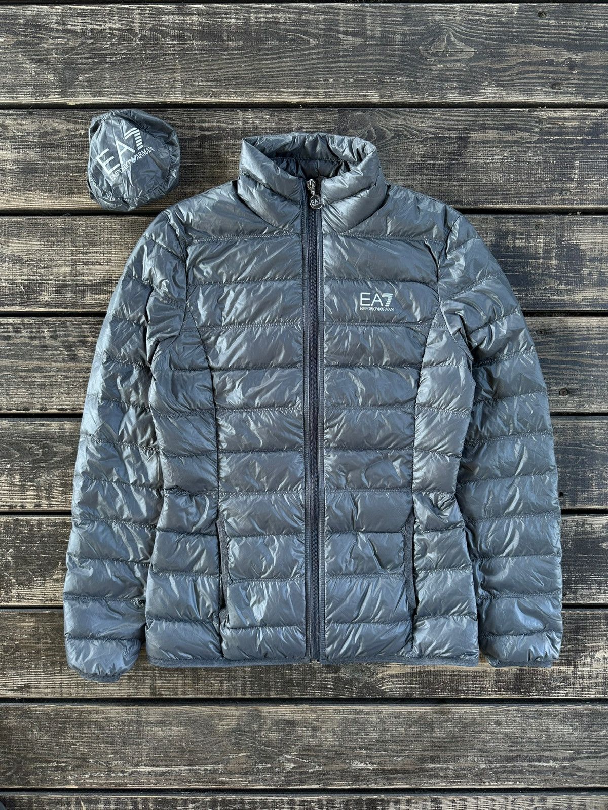 New Down Jacket Emporio Armani M Grey
