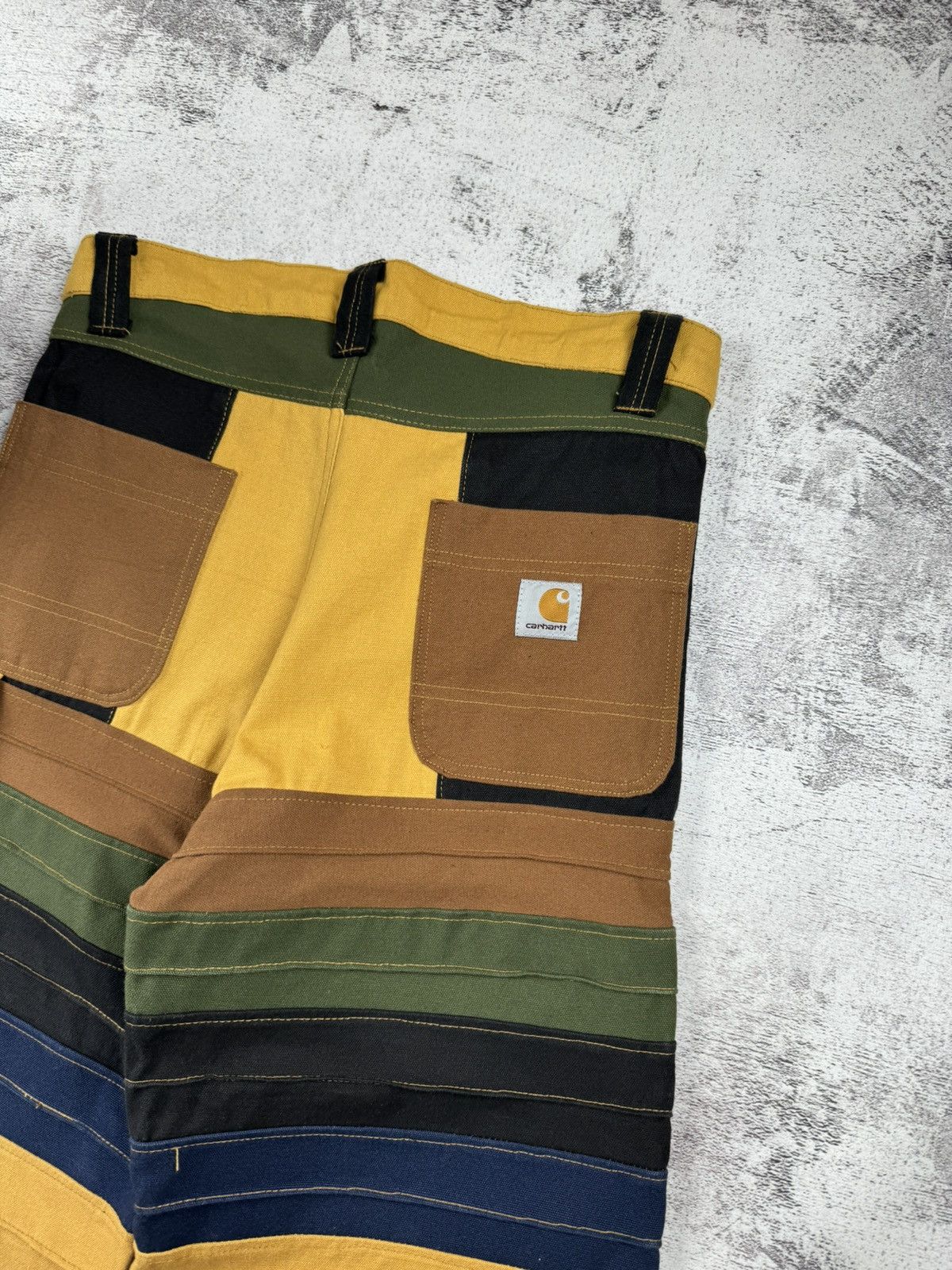 Carhartt Vintage 90S Striped Distressed Carpenter Carhartt Jeans Size US 30 / EU 46 - 8 Thumbnail