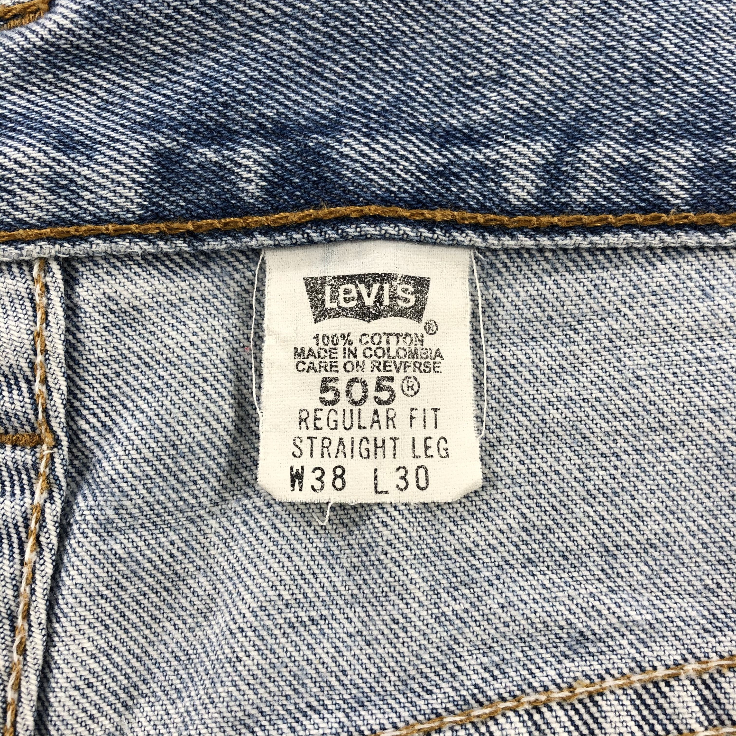 Levi's × Vintage Vintage Blue Wash Levis 505 Jeans-JM1853 Size US 38 / EU 54 - 11 Thumbnail