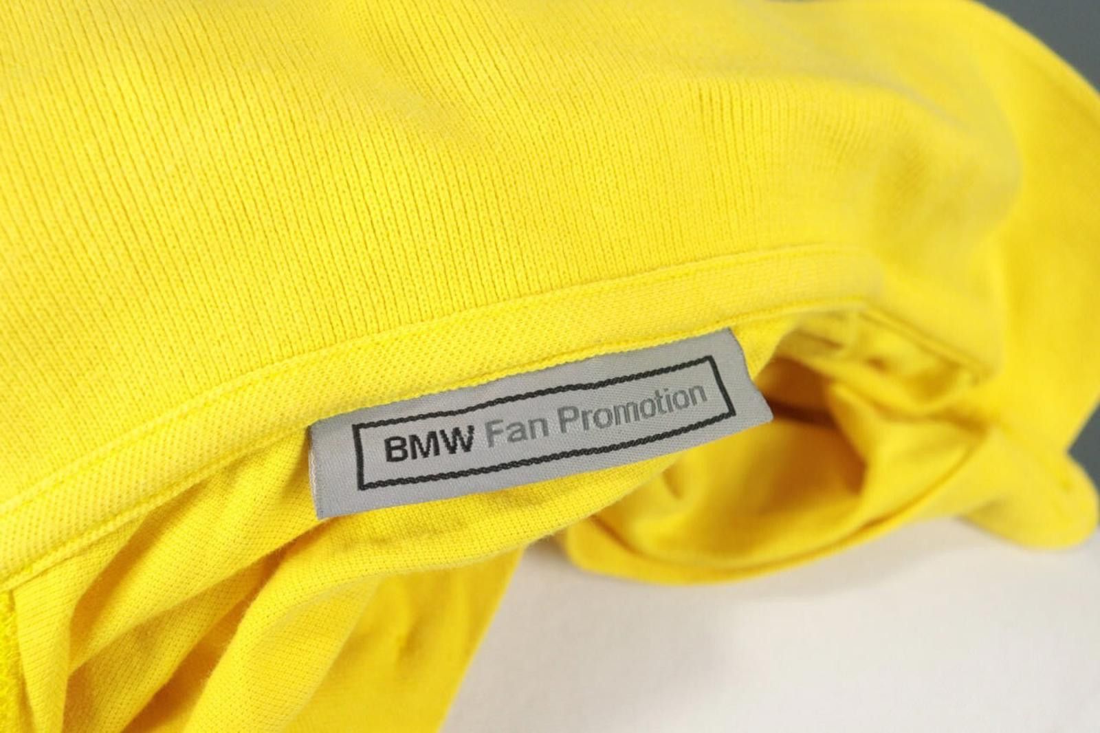 BMW BMW Fan Promotion Yellow Polo Shirt Size XS Size US XS / EU 42 / 0 - 12 Thumbnail