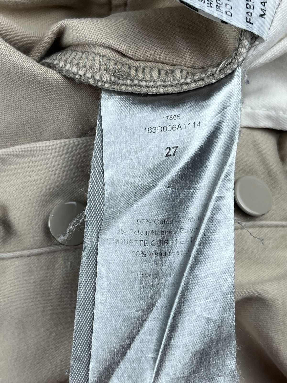 Dior Dior Homme Tan Cotton Jeans Hedi Slimane Size US 28 / EU 44 - 12 Thumbnail