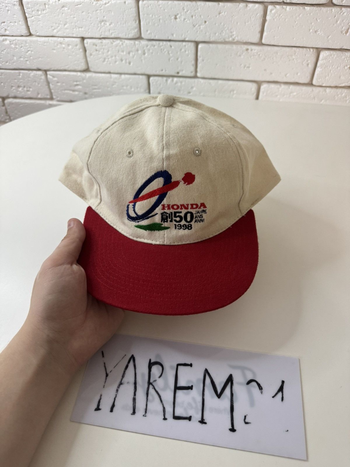 Honda Honda 1998 vintage cap hat Size ONE SIZE - 2 Thumbnail