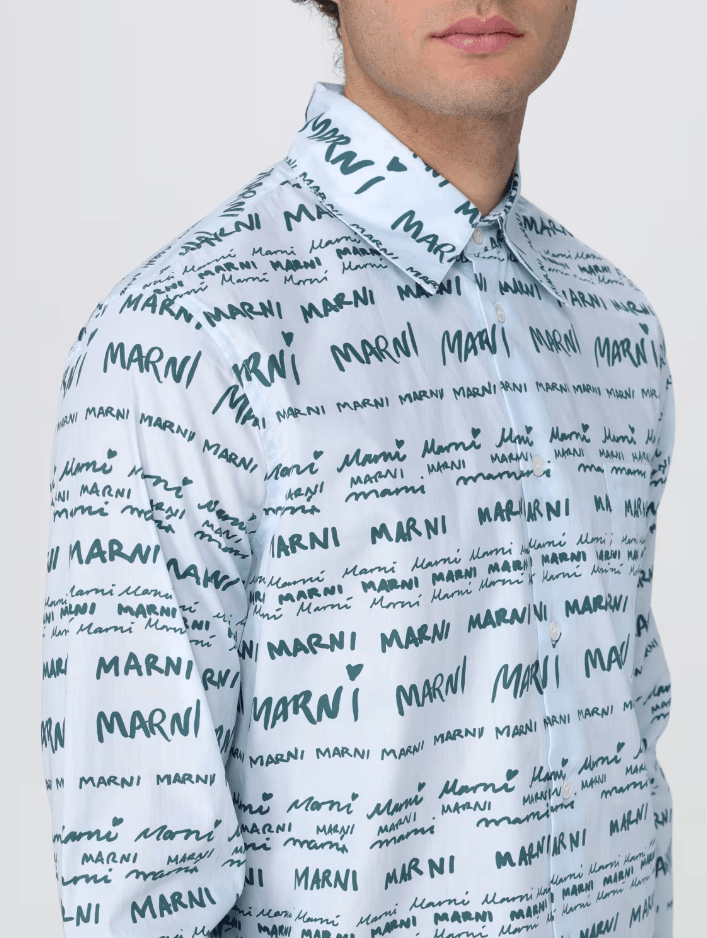 Marni BNWT AW23 MARNI MEGAMARNI POPELINE SHIRT 50 Size US M / EU 48-50 / 2 - 11 Thumbnail